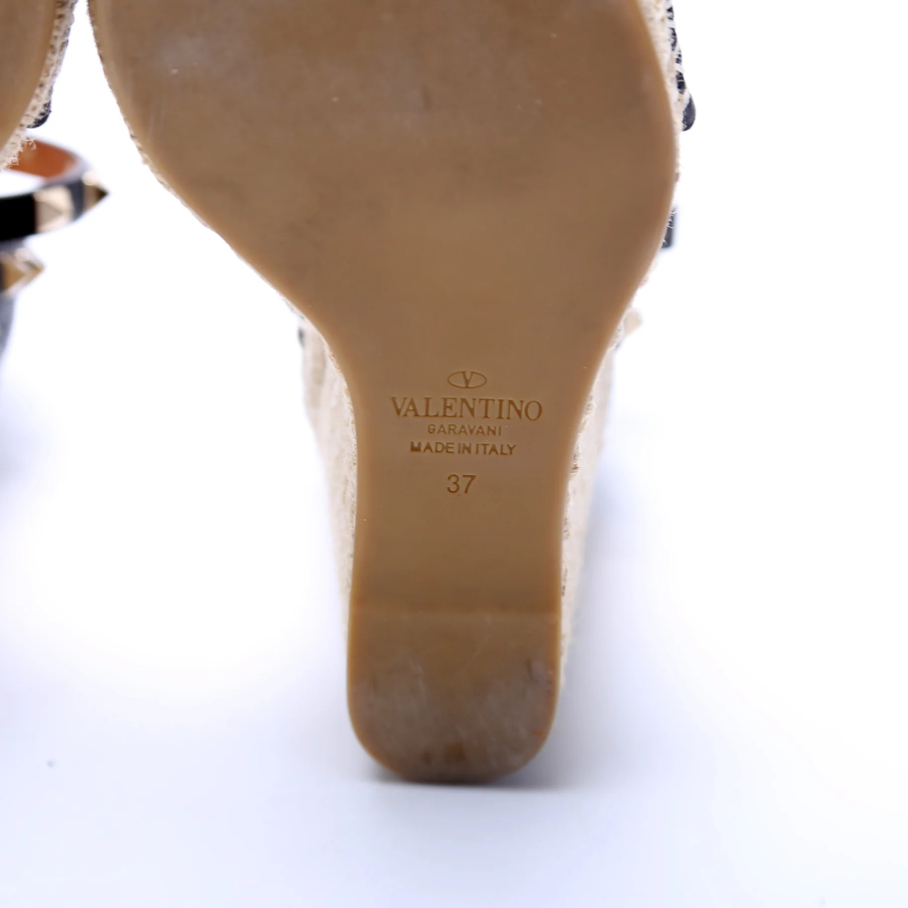 Rockstud Espadrille Wedges Size 37 - Image 7
