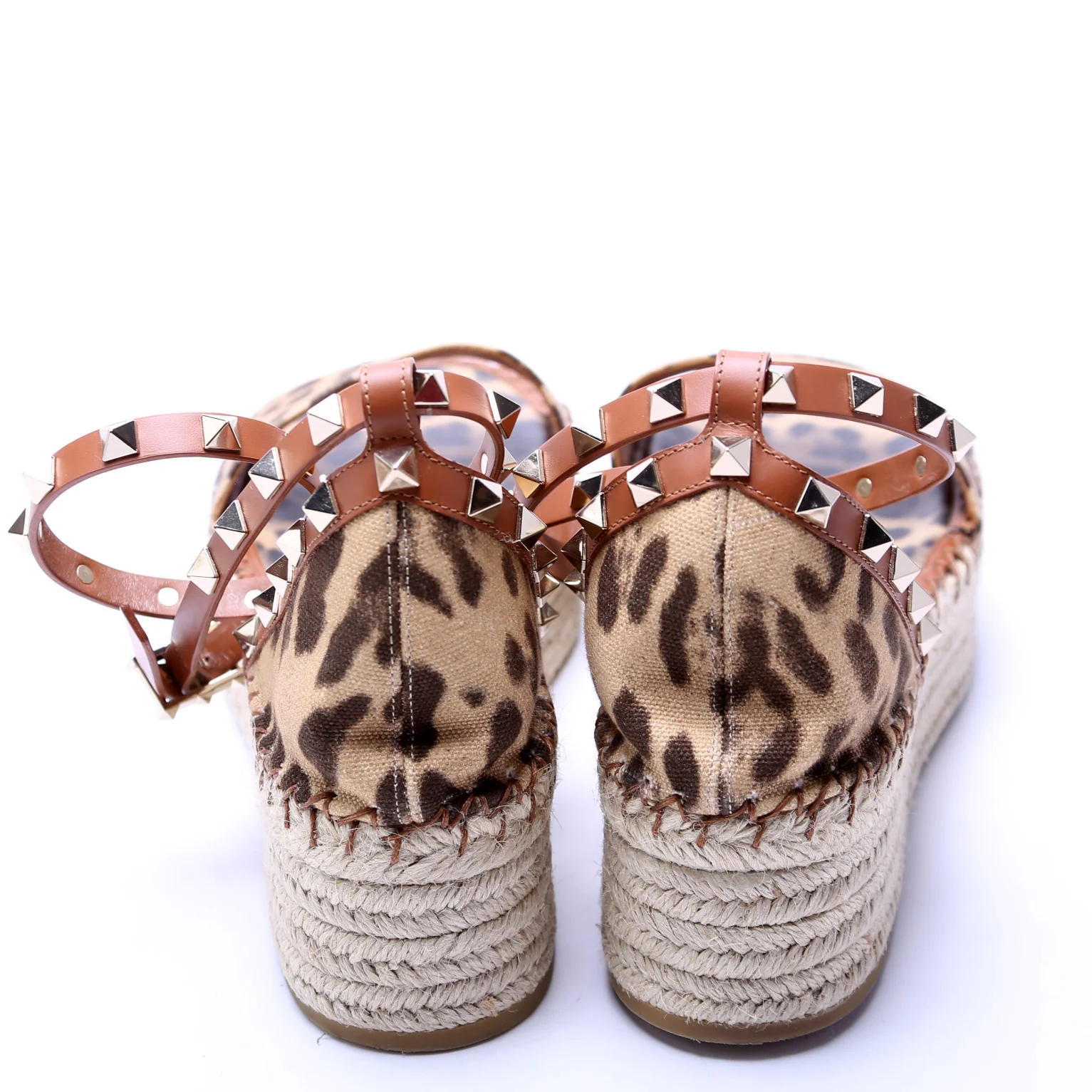Rockstud Espadrille Wedges Size 40 - Image 4