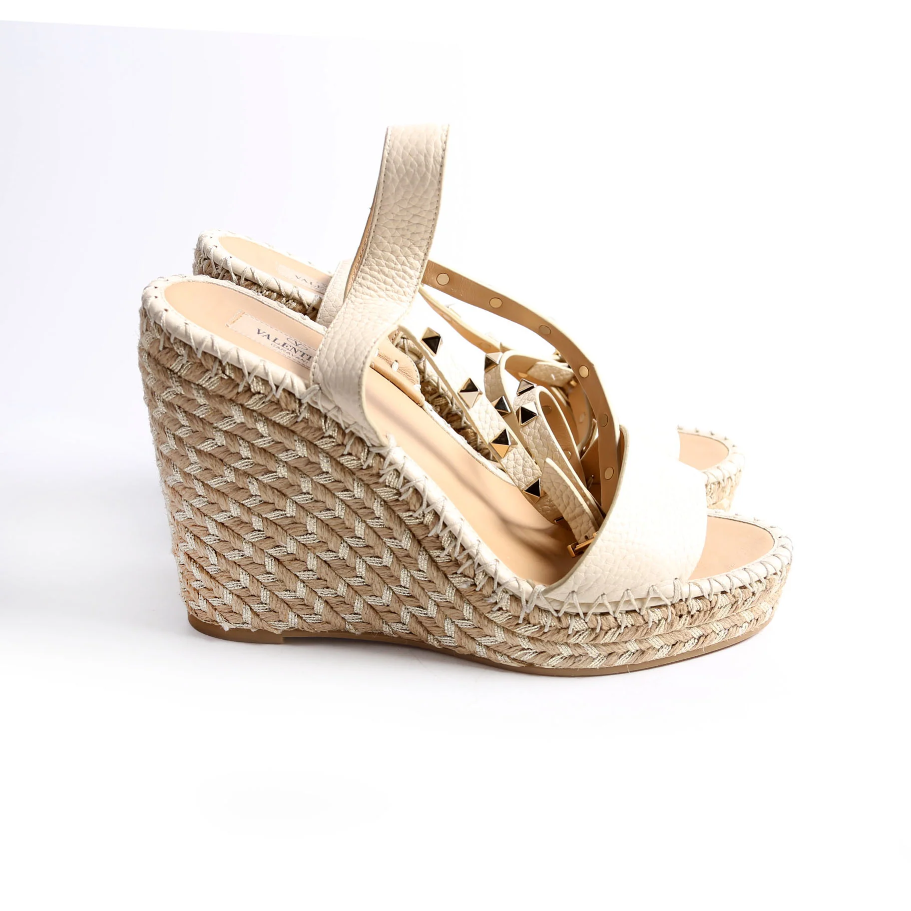 Rockstud Espadrille Wedges Size 39 - Image 6