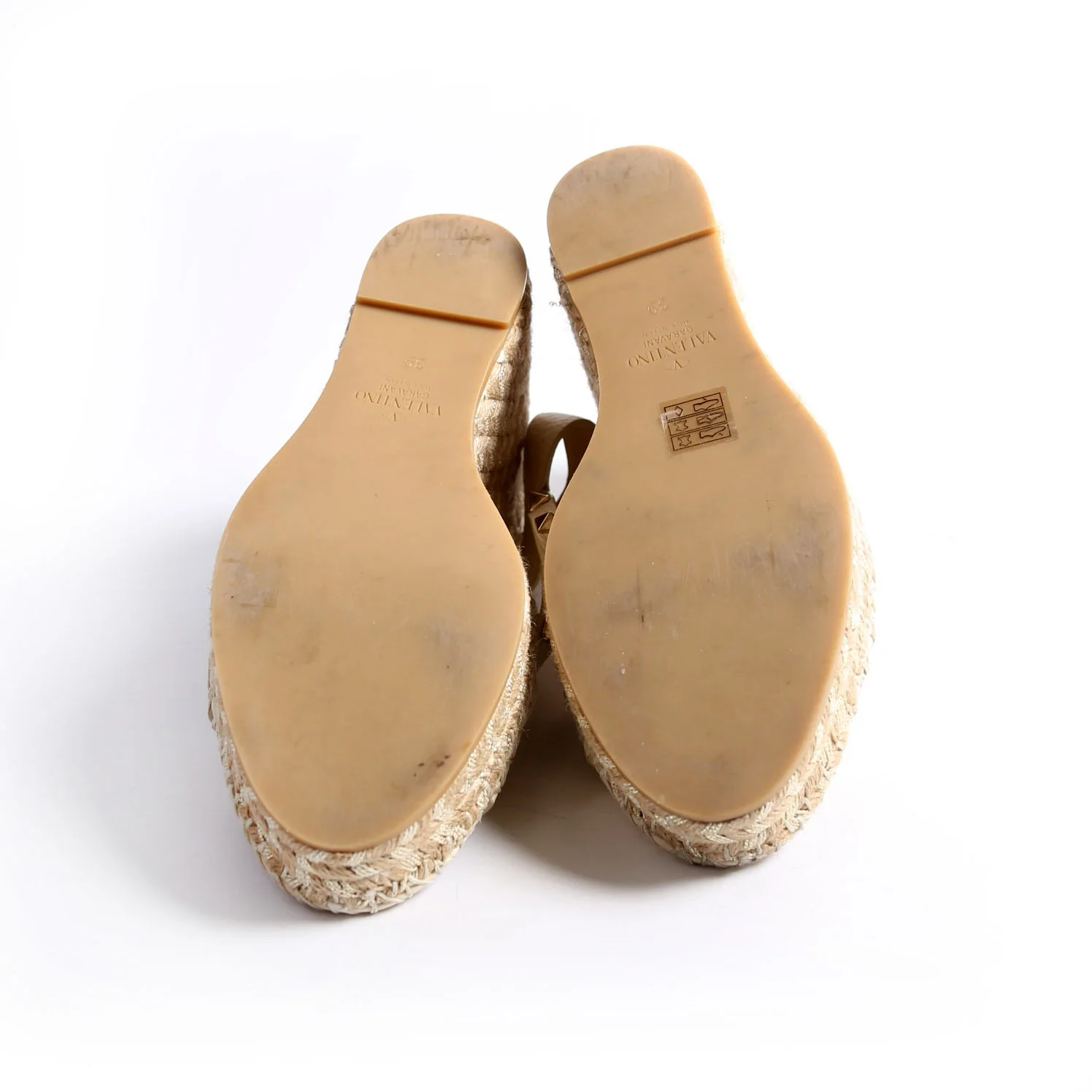 Rockstud Espadrille Wedges Size 39 - Image 7
