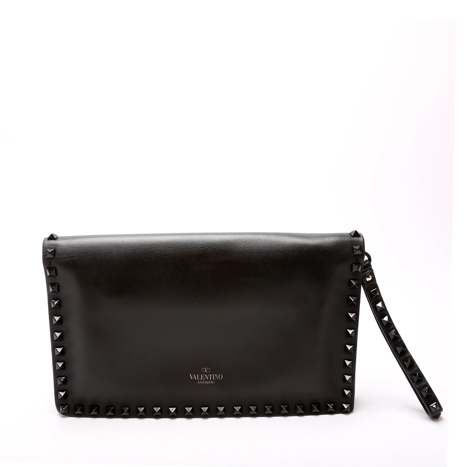 Rockstud Flap Wristlet Black - Image 3