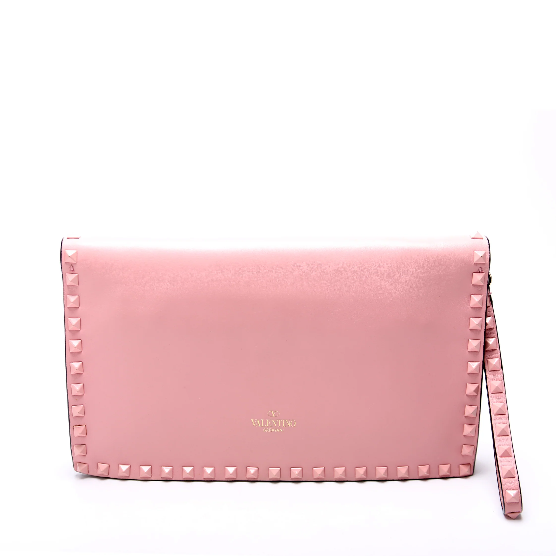 Rockstud Flap Wristlet Pink - Image 3
