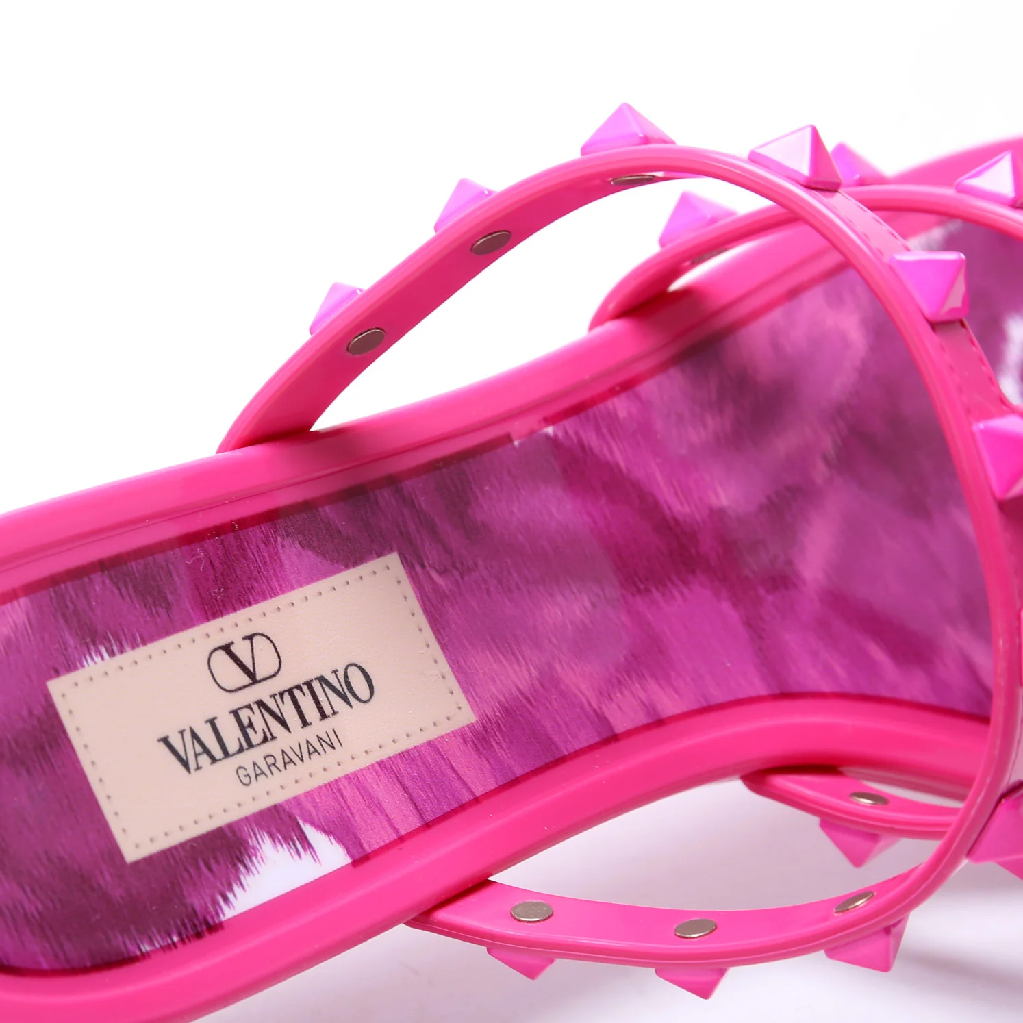 Rockstud Jelly Caged Sandals Size 39 Pink - Image 7