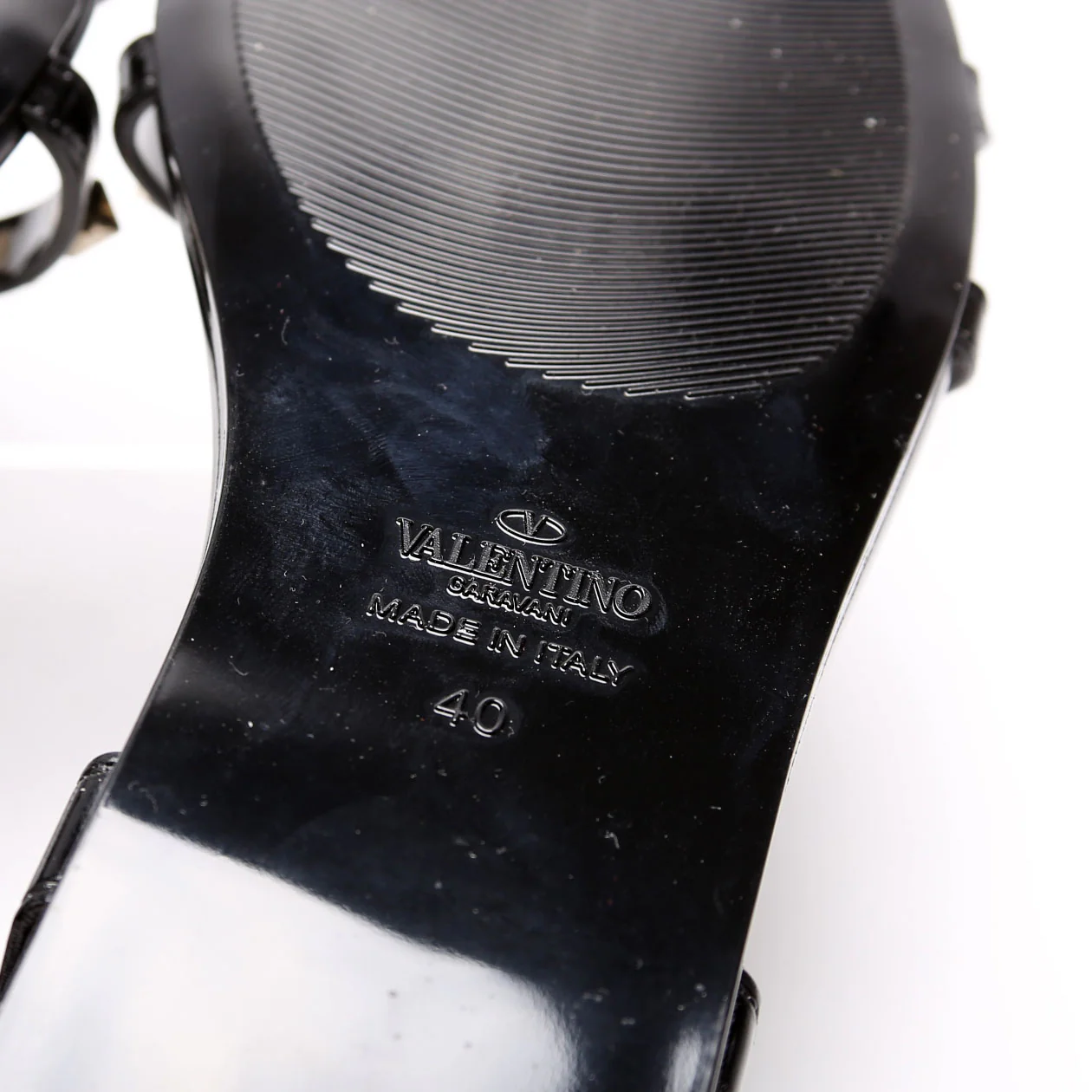 Rockstud Jelly Caged Sandals Size 40 Black - Image 7