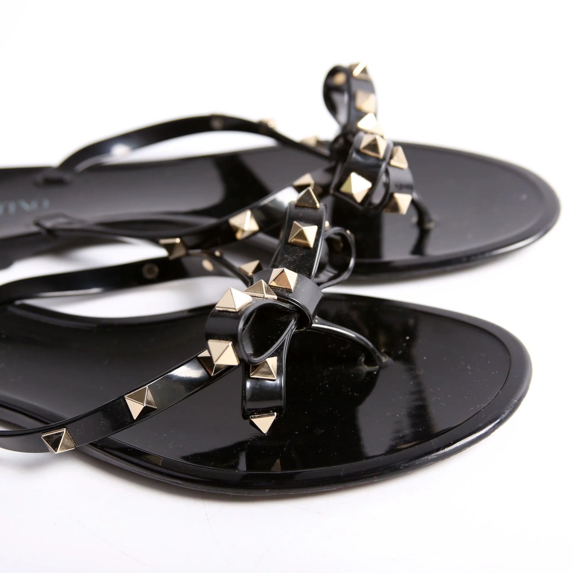Rockstud Jelly Caged Sandals Size 41 Black - Image 9