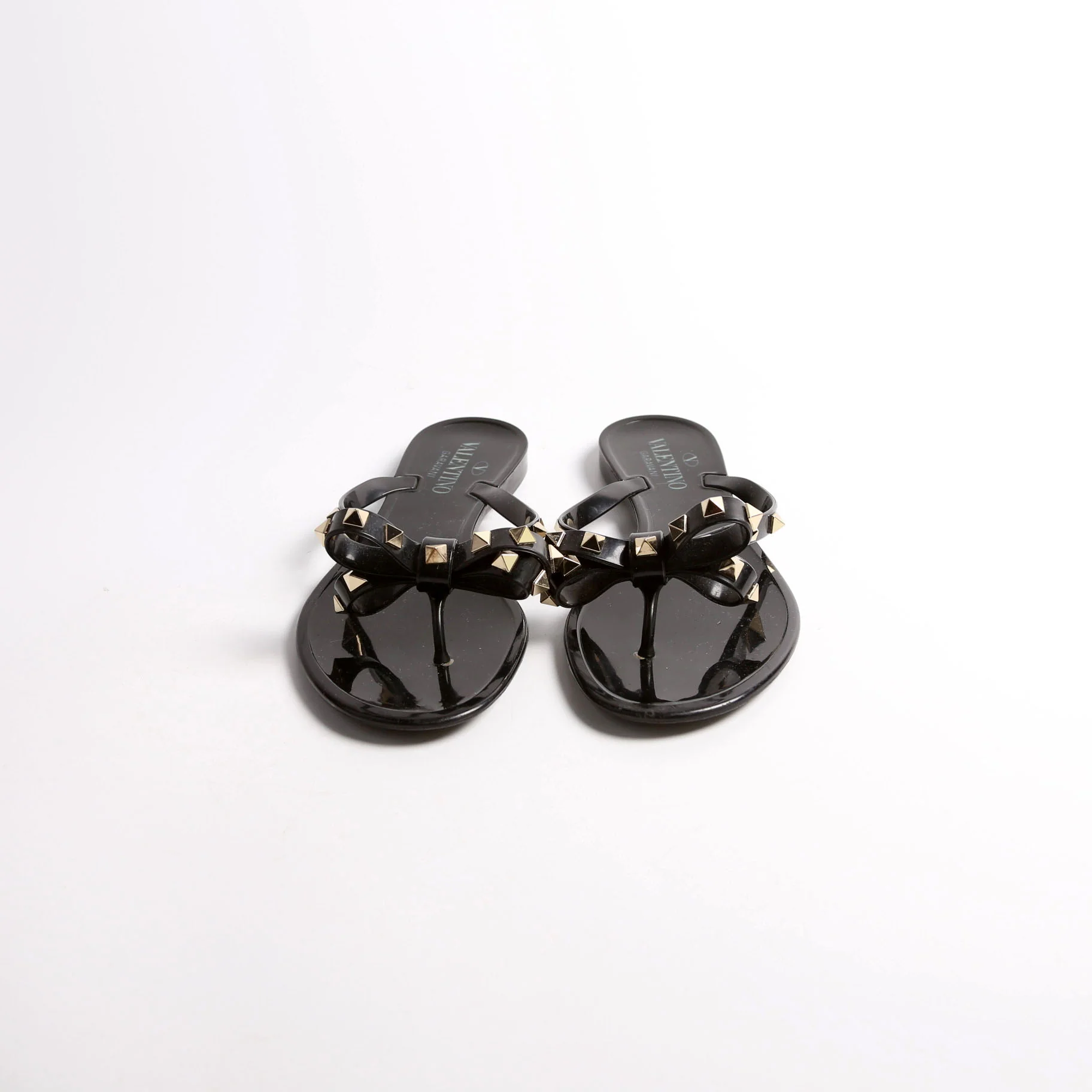 Rockstud Jelly Flip Flops Size 37 Black - Image 2
