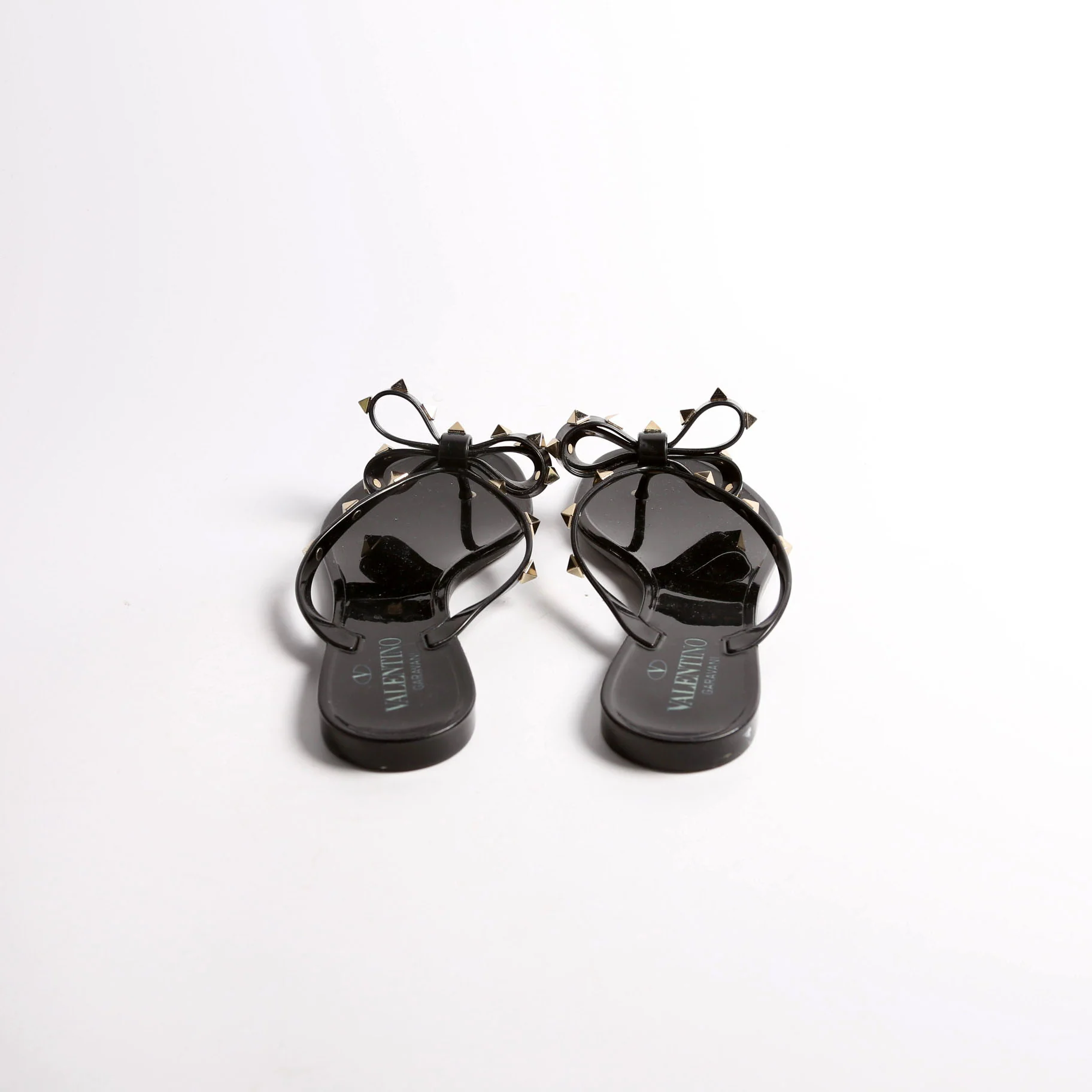 Rockstud Jelly Flip Flops Size 37 Black - Image 4