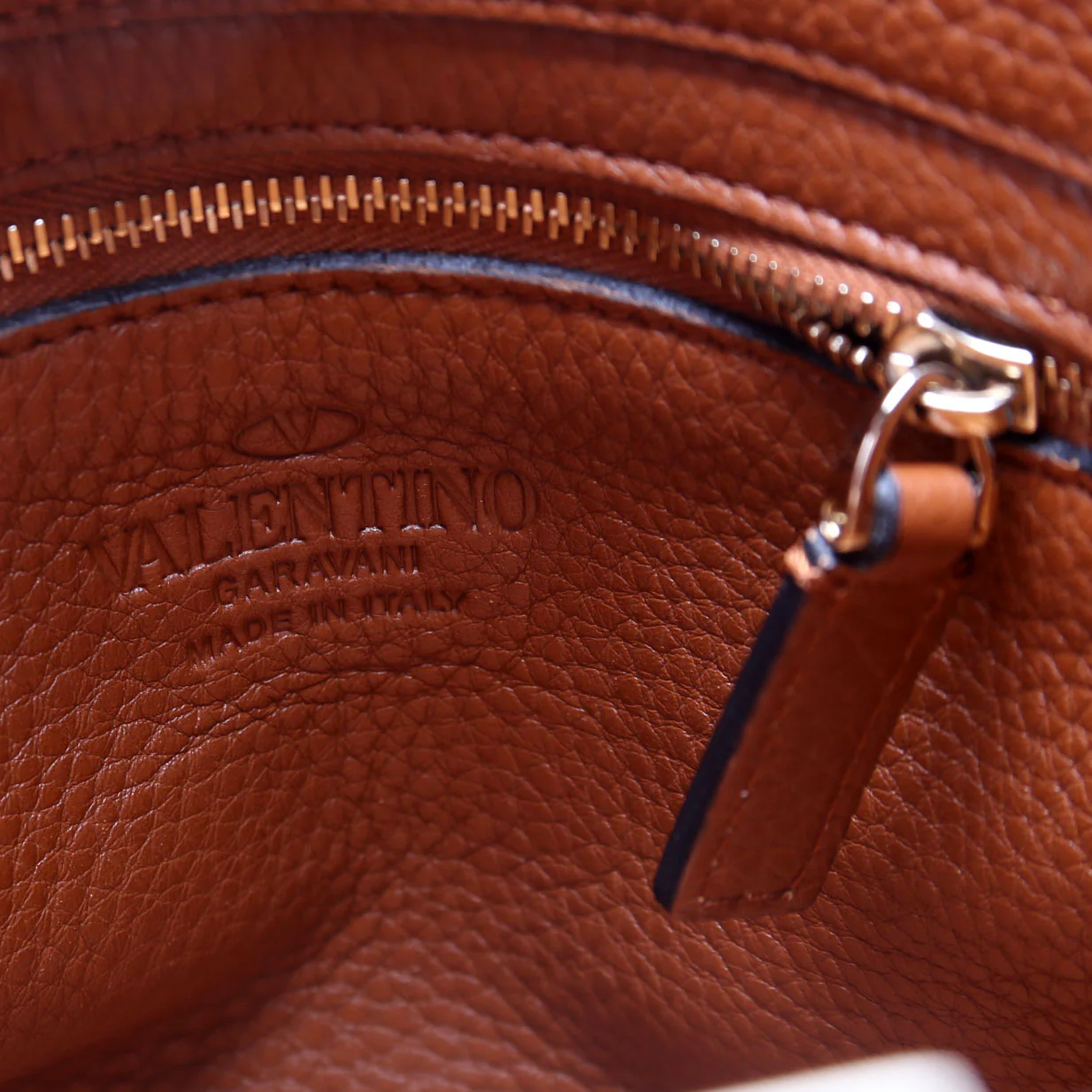 Rockstud Mini Hobo Messenge Brown/Gold - Image 10