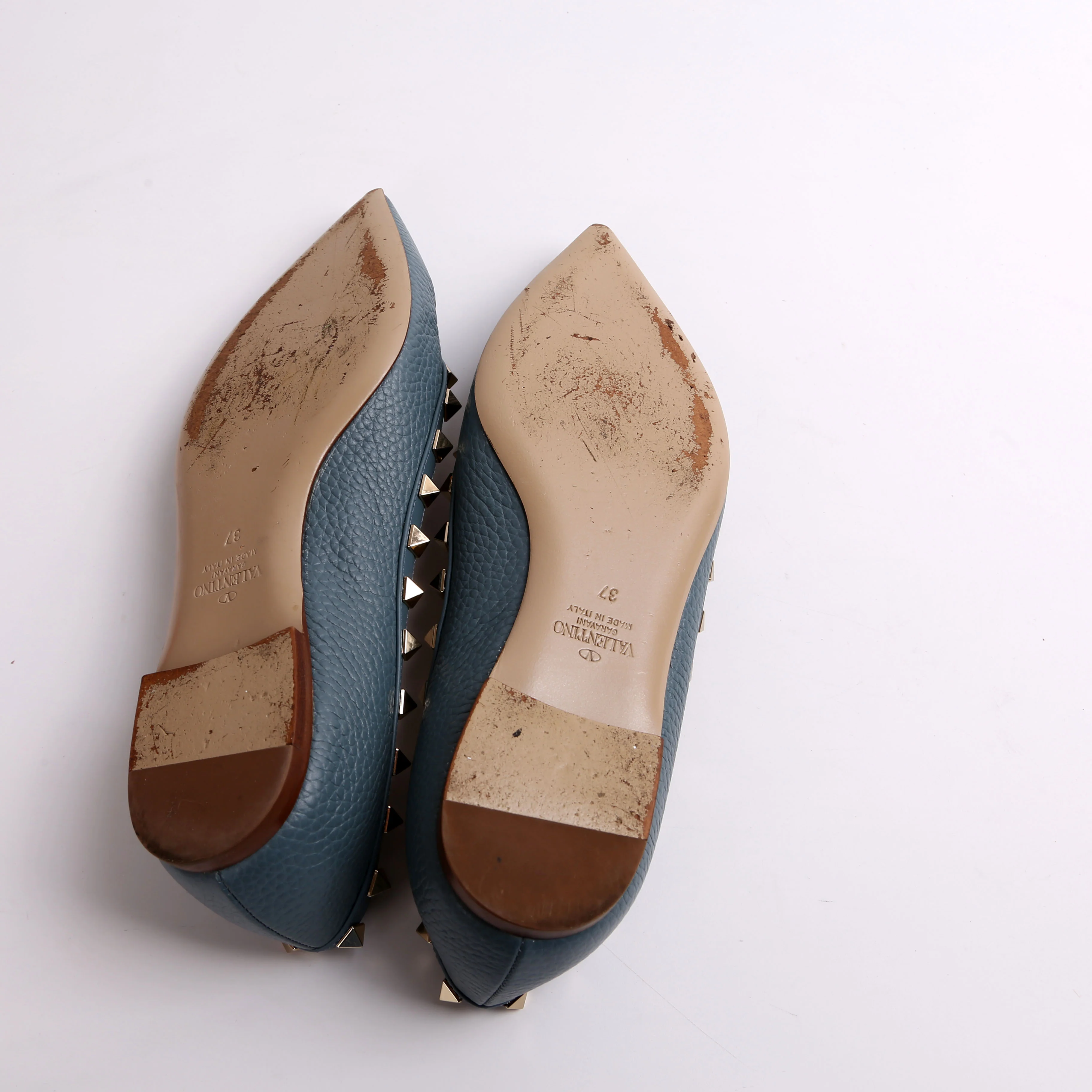 Rockstud Pointed Toe Flats Size 37 - Image 6