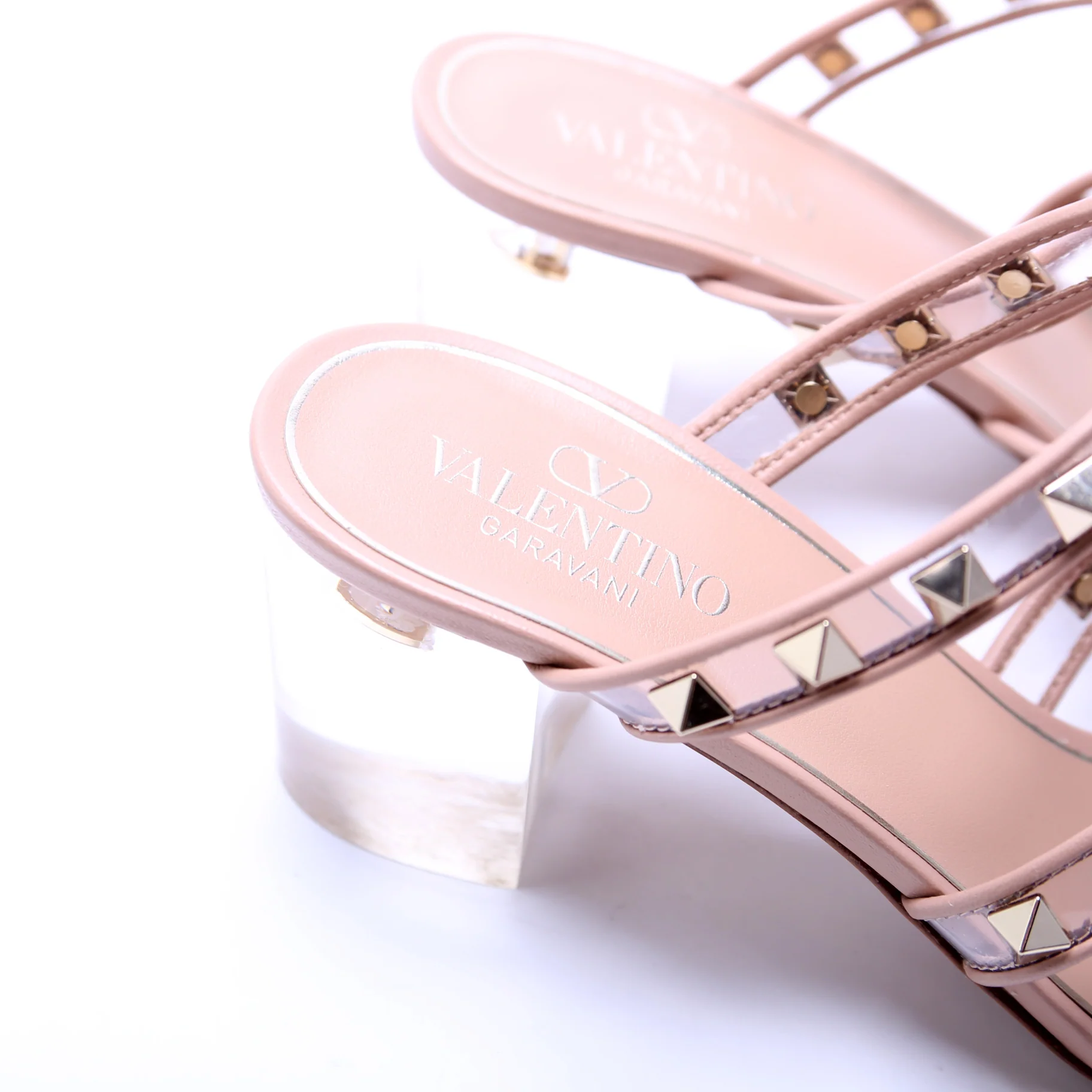 Rockstud Slider Plexi Heels Size 36 - Image 5
