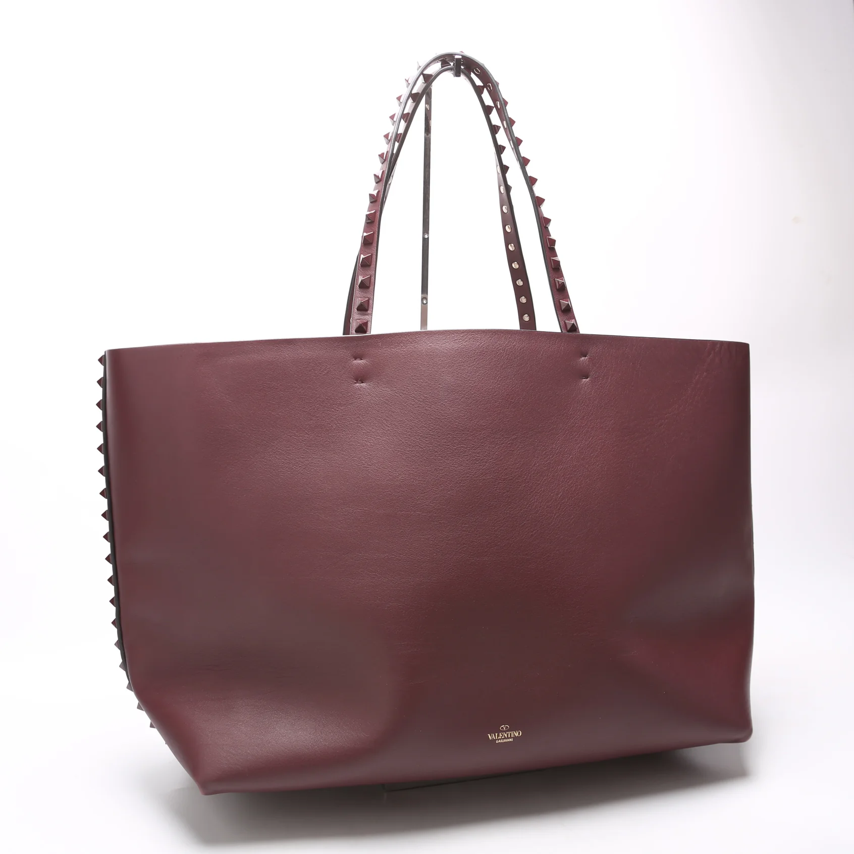 Rockstud Suede/Calf Shopper Tote - Image 2