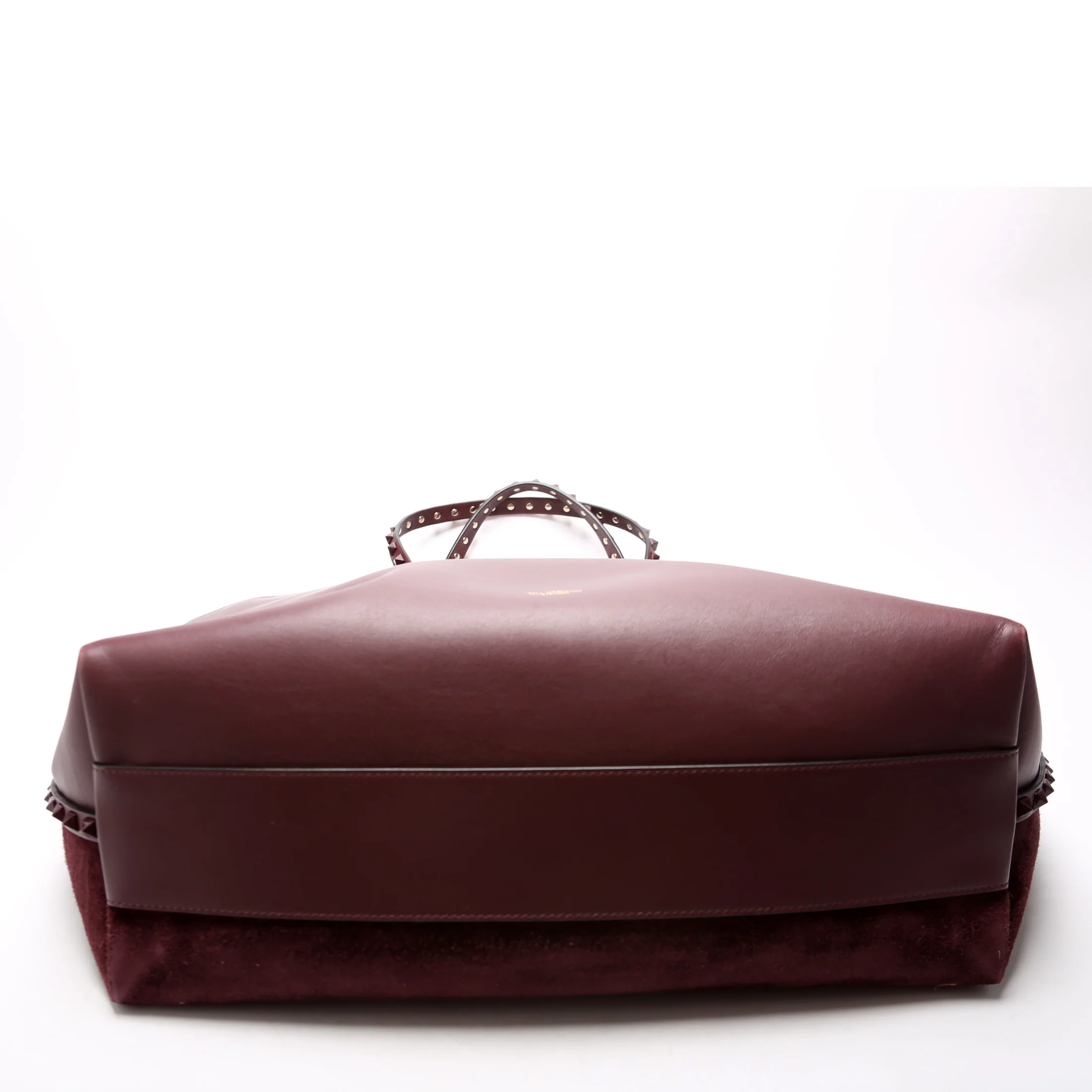 Rockstud Suede/Calf Shopper Tote - Image 4