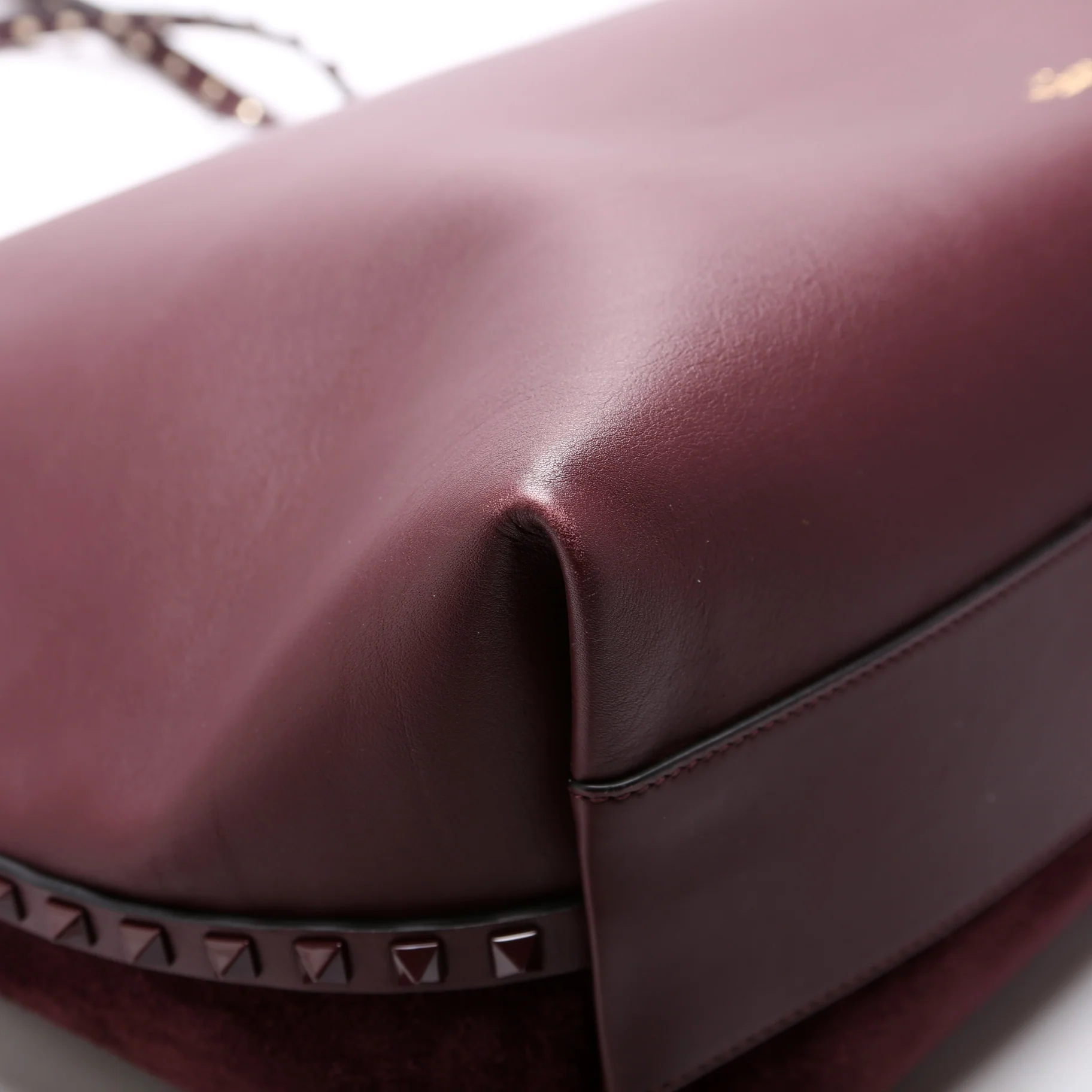 Rockstud Suede/Calf Shopper Tote - Image 5