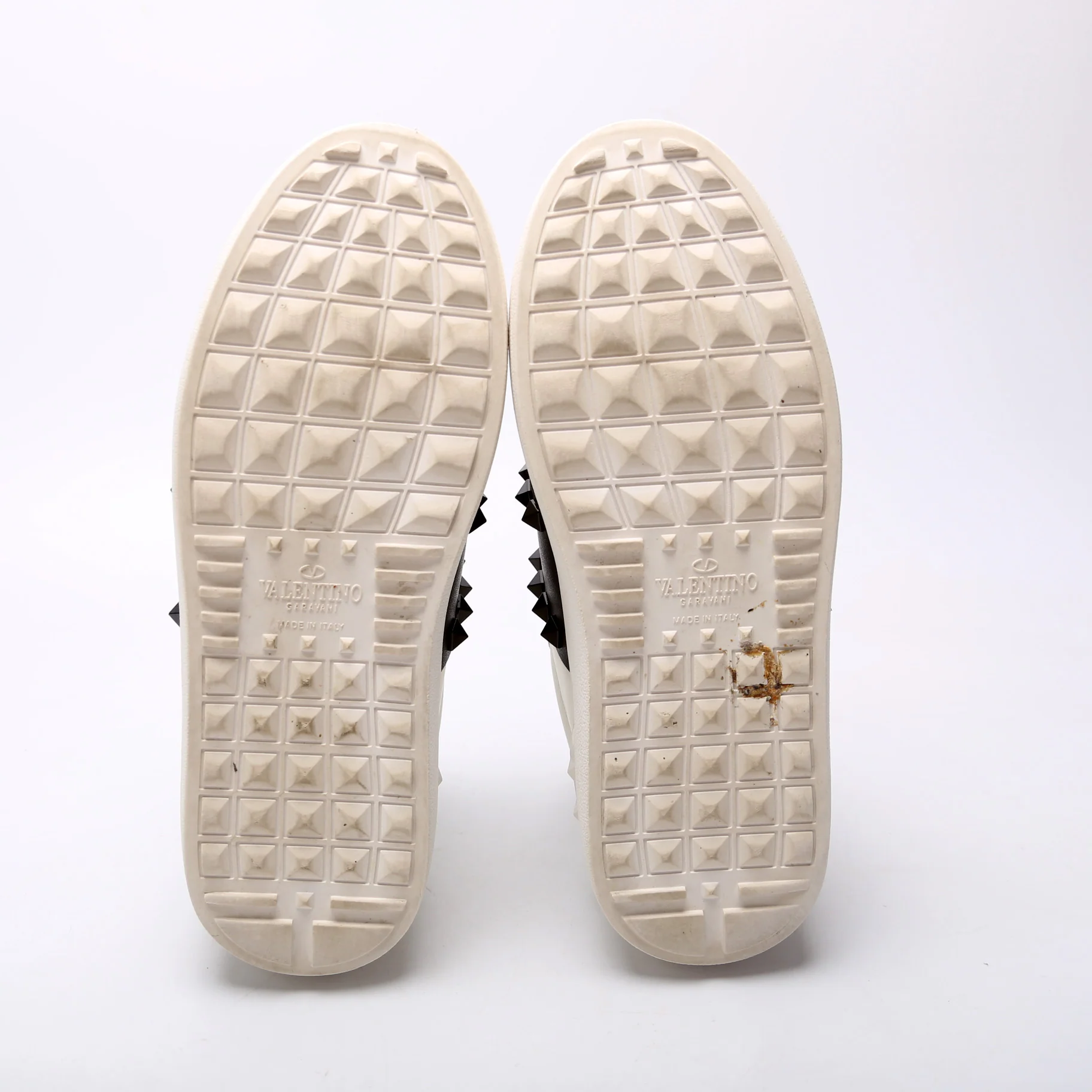Rockstud Untitled Leather Sneakers - Image 10