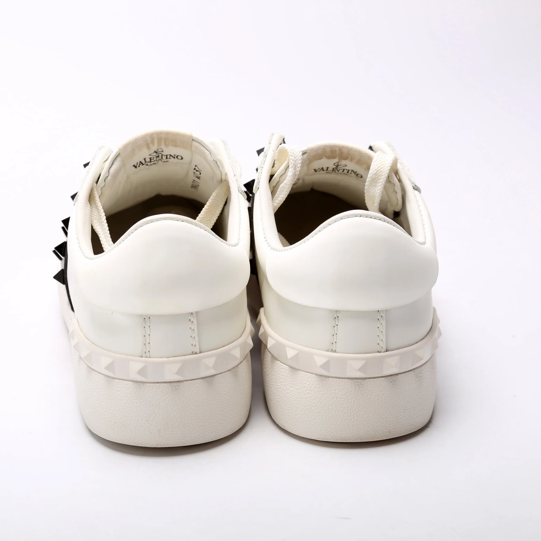 Rockstud Untitled Leather Sneakers - Image 4