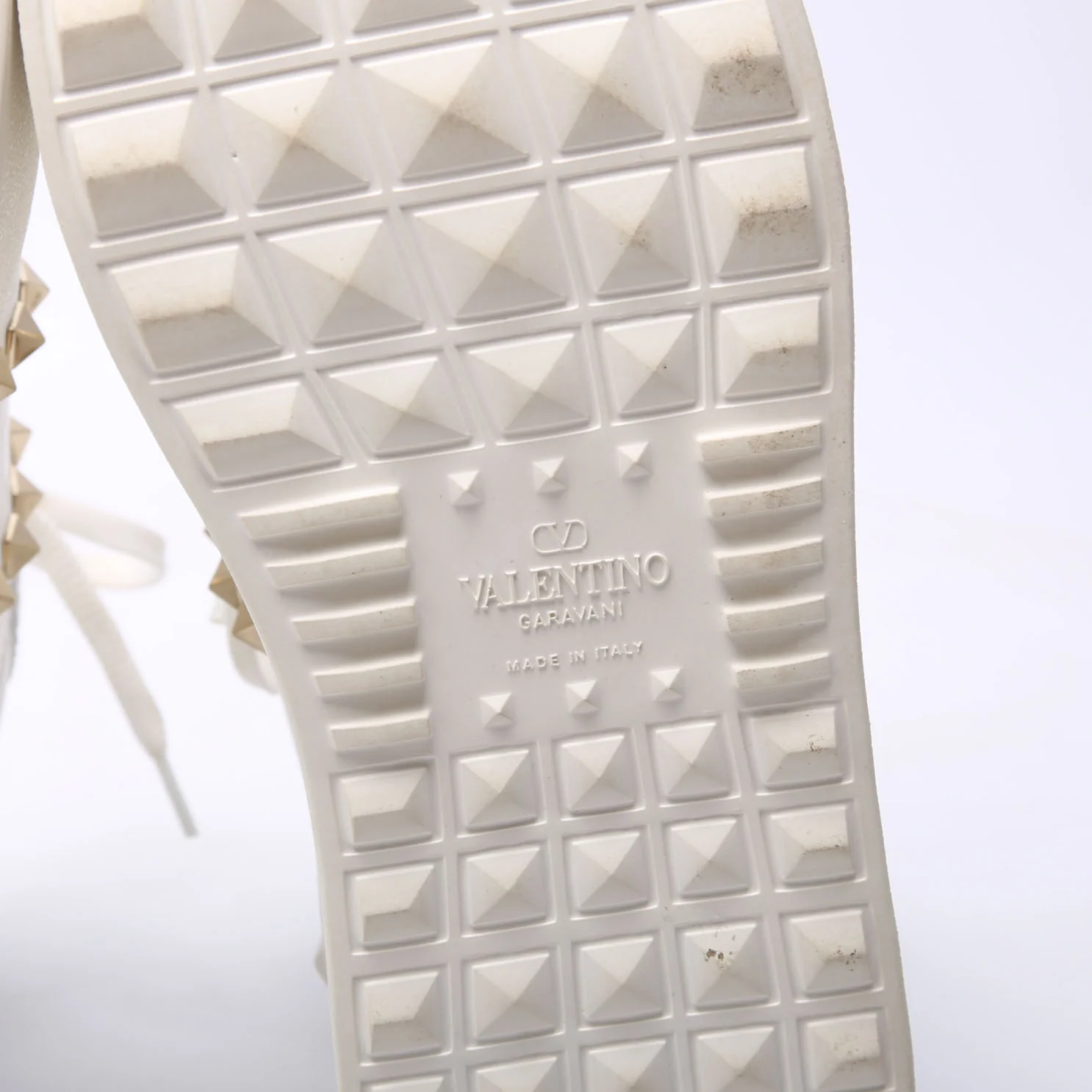 Rockstud Untitled Platform Sneakers Size 37 White - Image 6