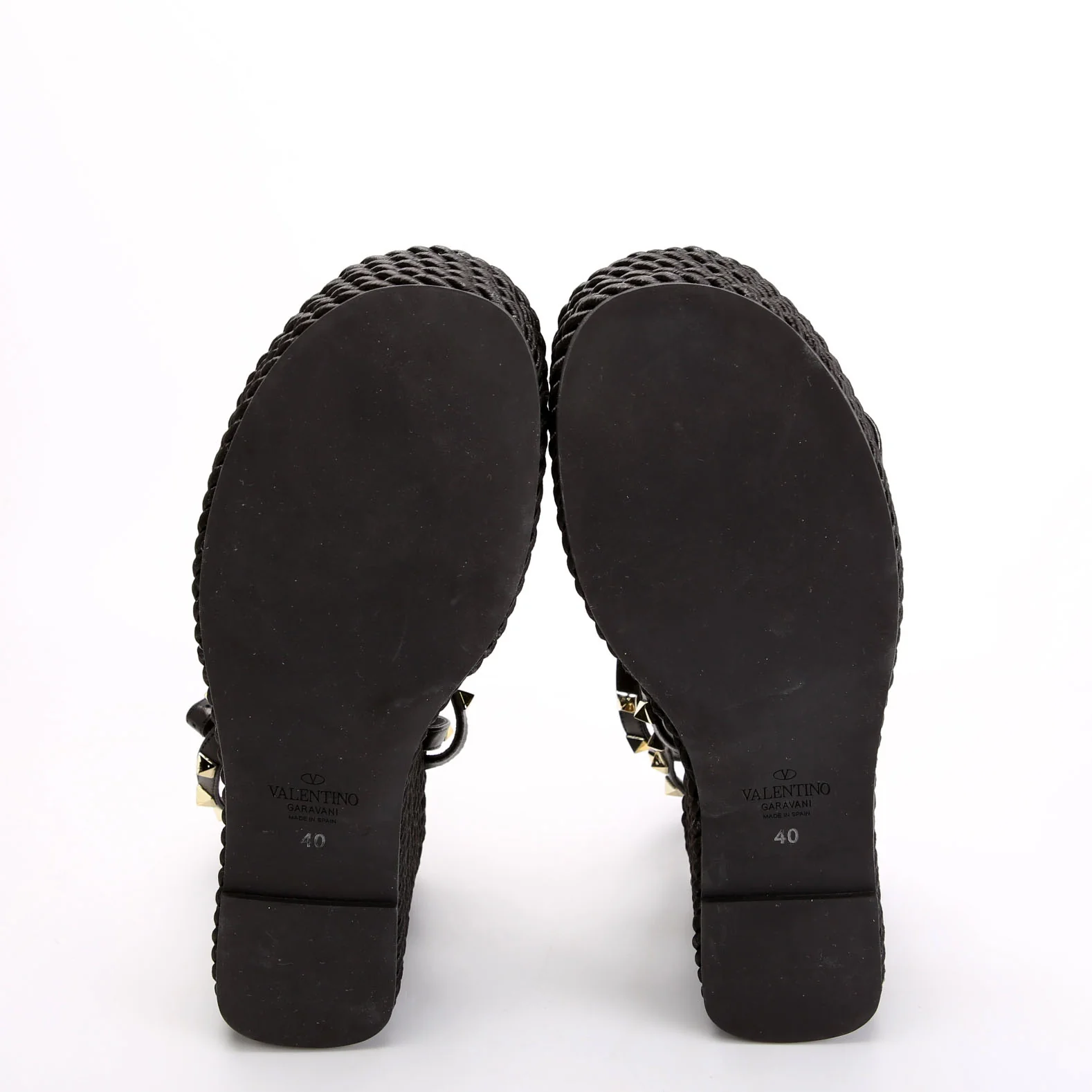 Rockstud Wedges Size 40 Black - Image 7