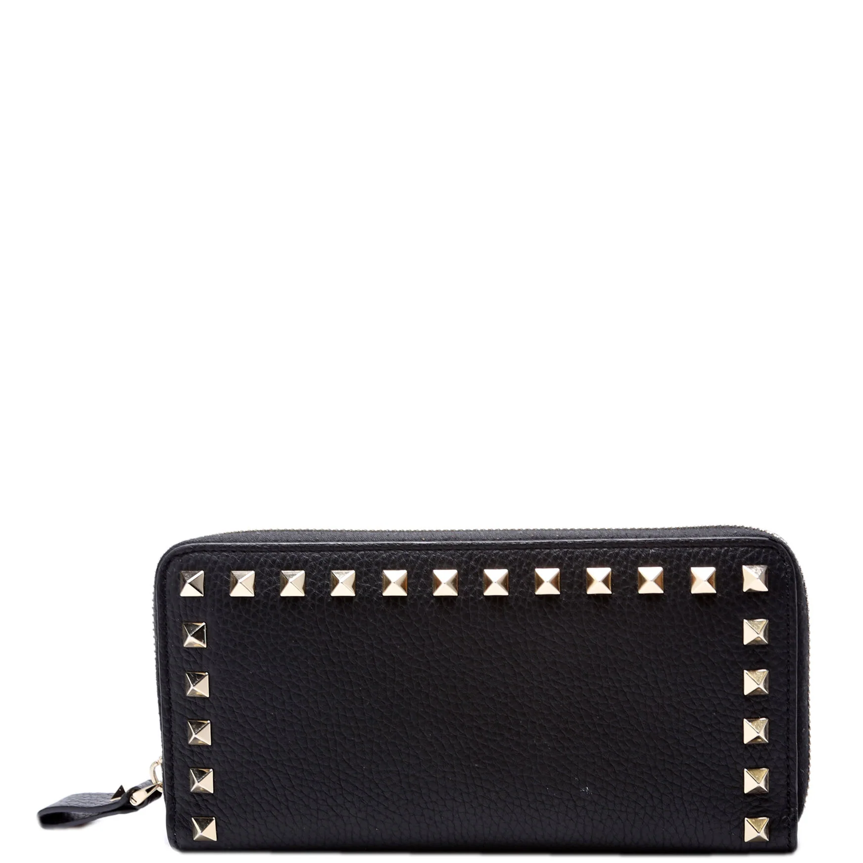 Rockstud Zip Around Wallet