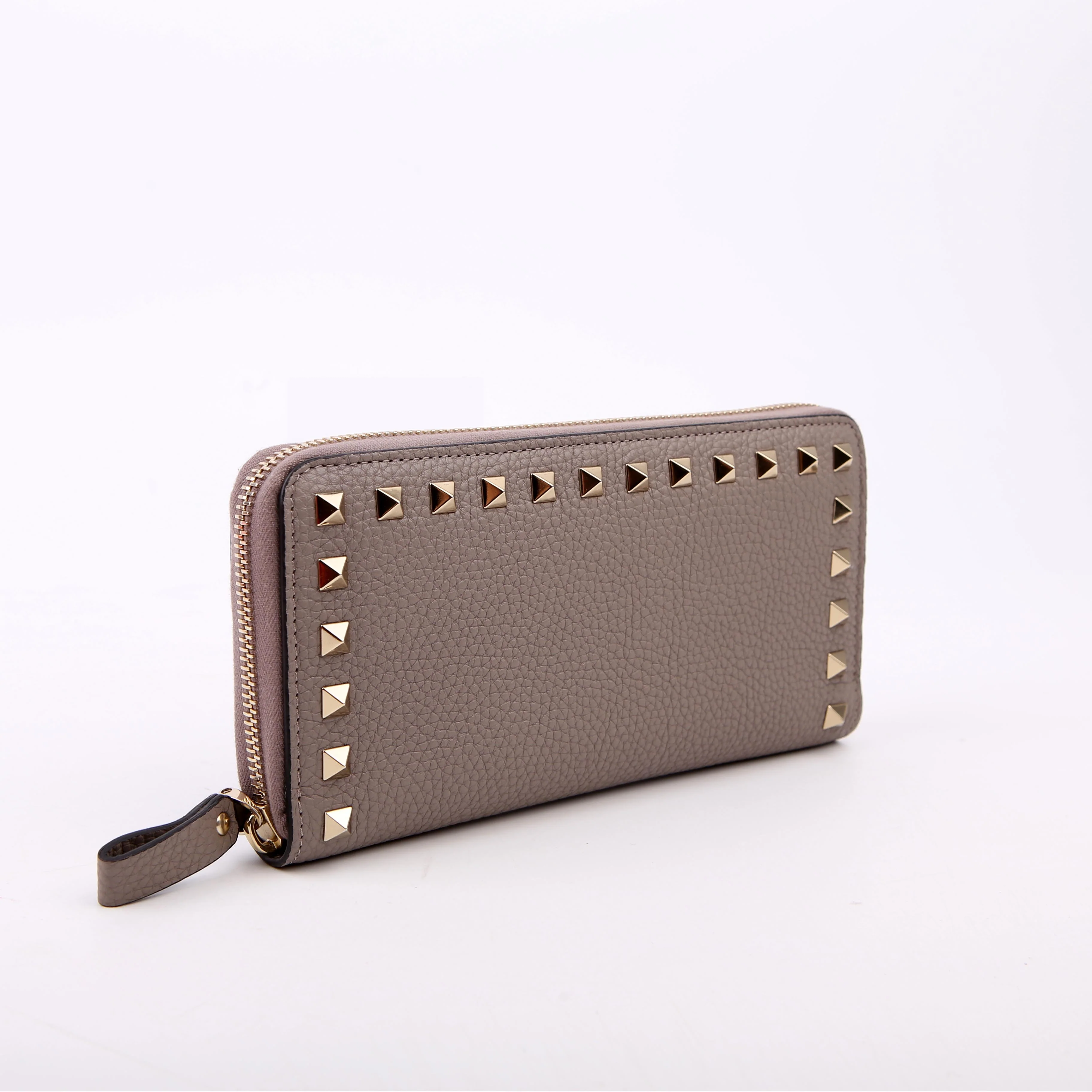 Rockstud Zip Around Wallet Grey - Image 2