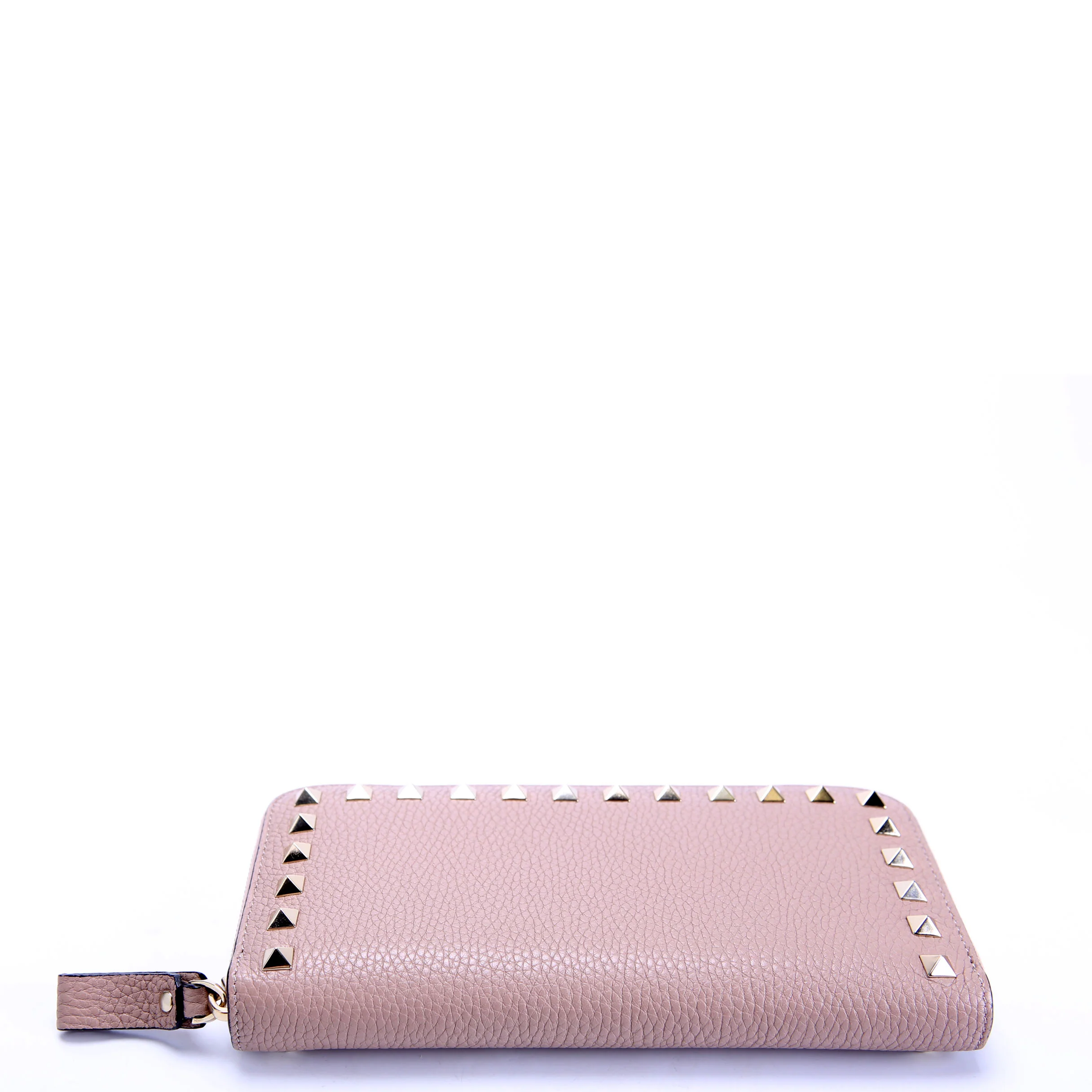 Rockstud Zip Around Wallet Taupe - Image 4