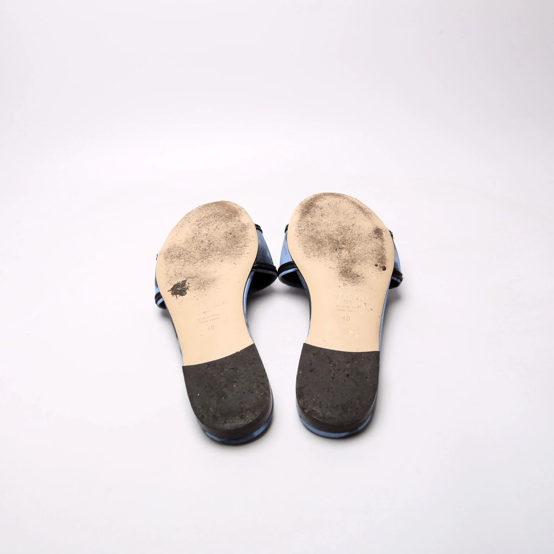 Roma Floral Logo Canvas Slides Size 40 Blue/Black - Image 7