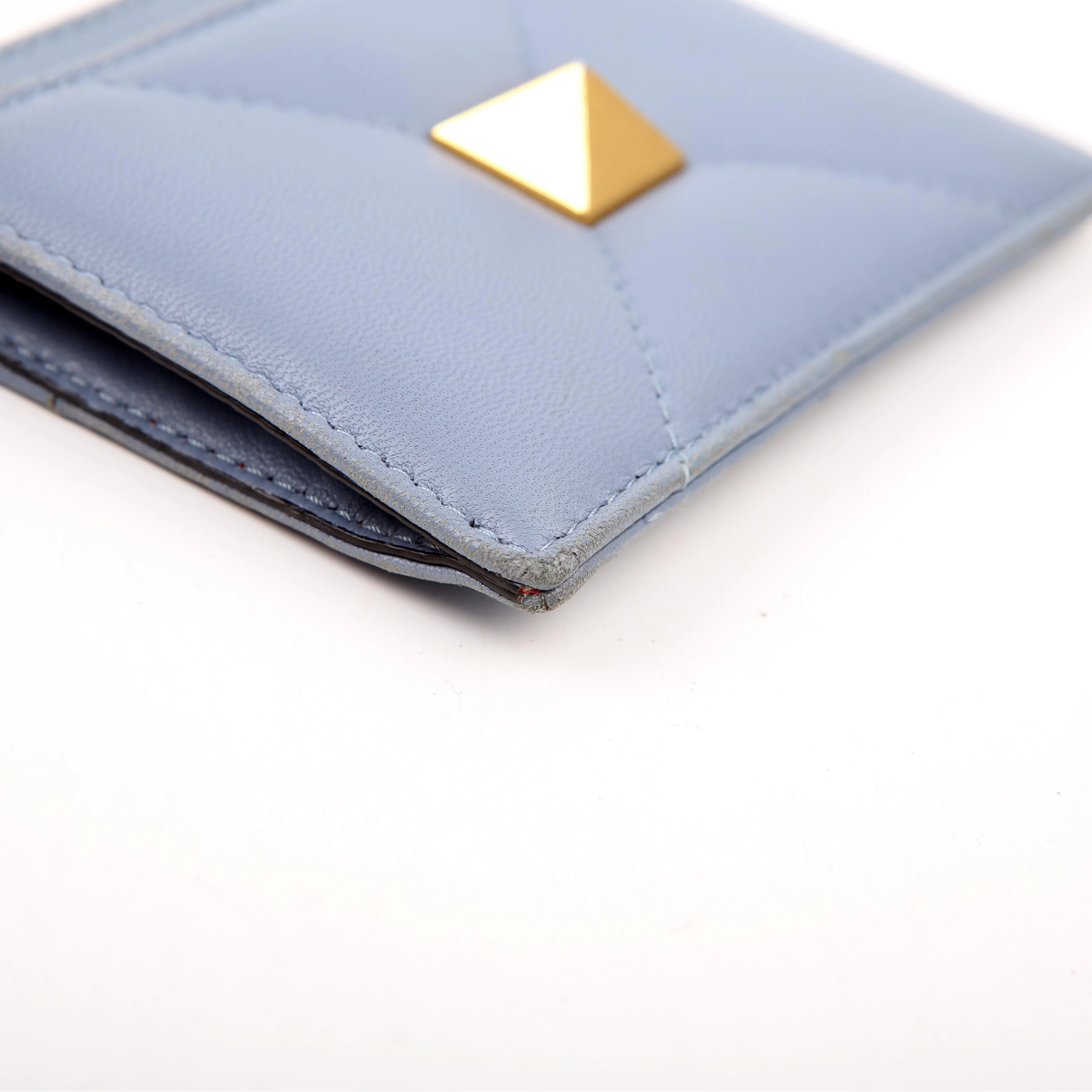Roman Stud Coin Card Case Blue - Image 5