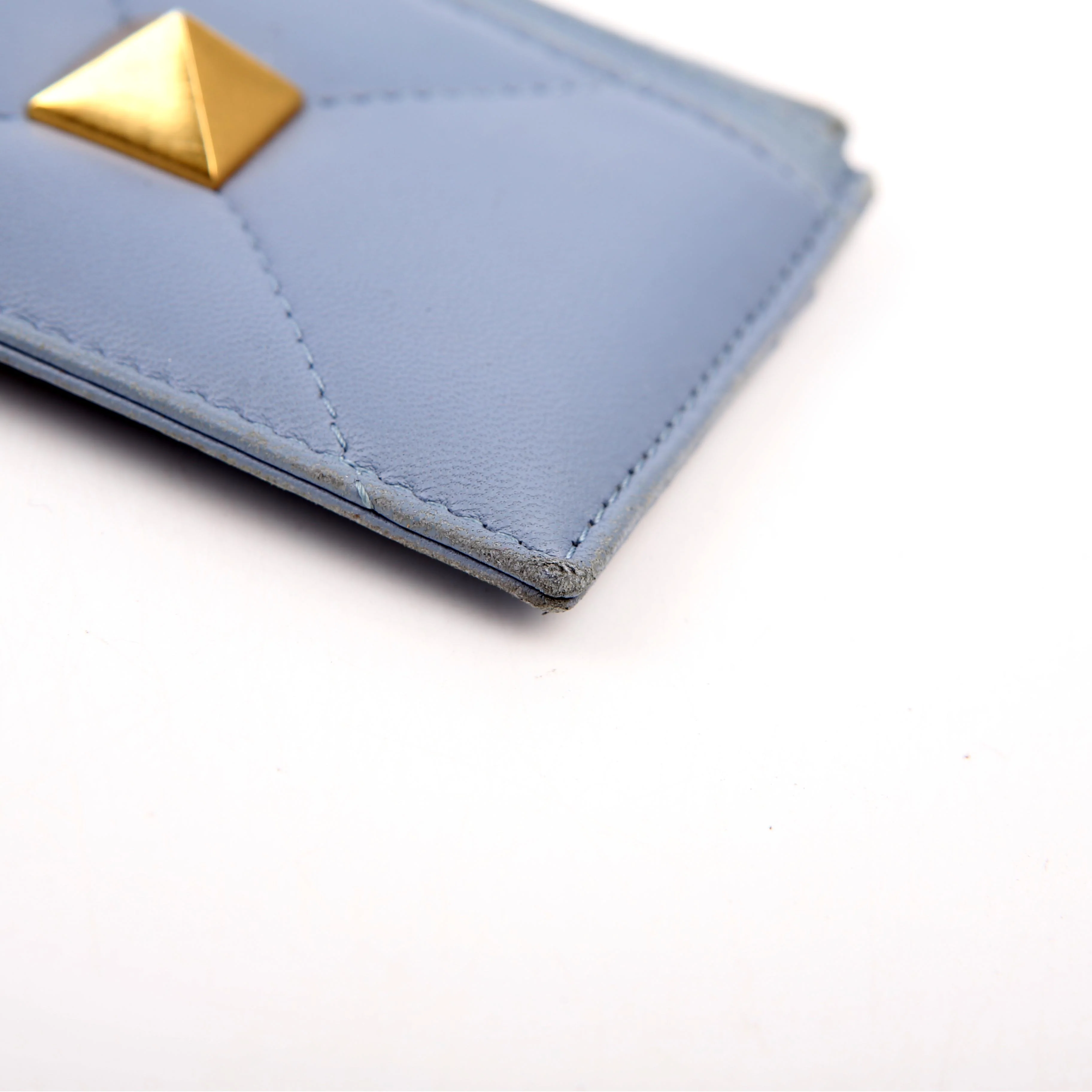 Roman Stud Coin Card Case Blue - Image 6