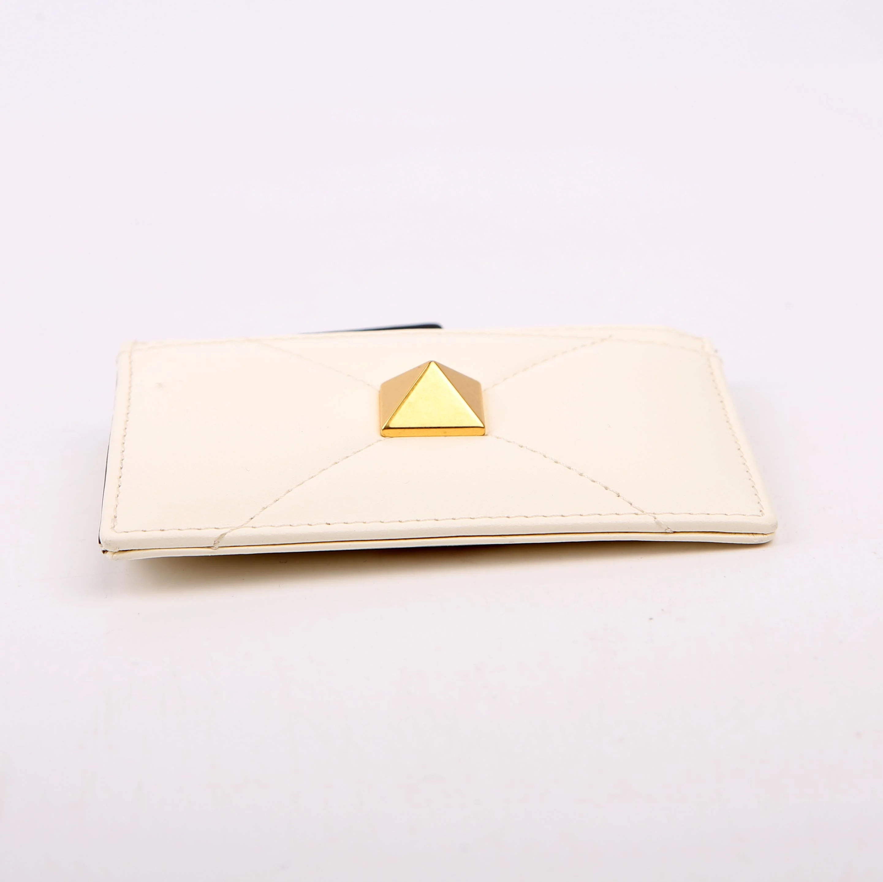 Roman Stud Coin/Card Case White - Image 4