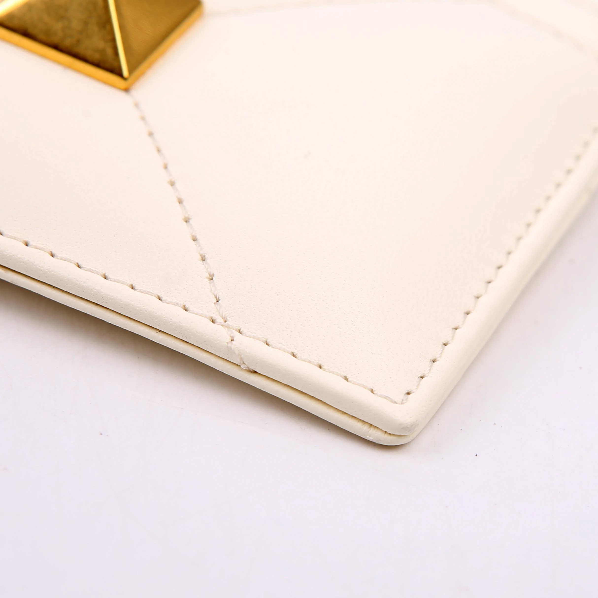 Roman Stud Coin/Card Case White - Image 6