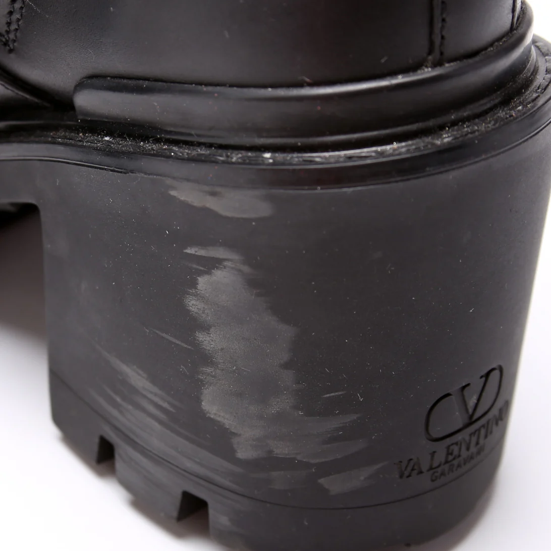Roman Stud Combat Boots Size 37.5 - Image 6