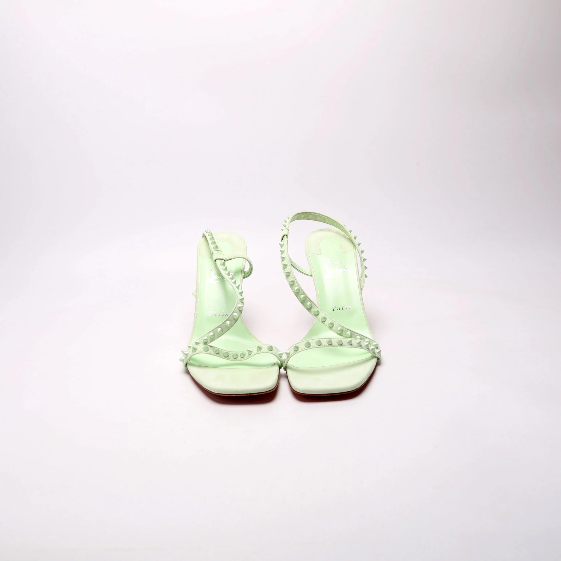 Rosa Condorapik 85 Suede Sandals Size 41 Green - Image 2