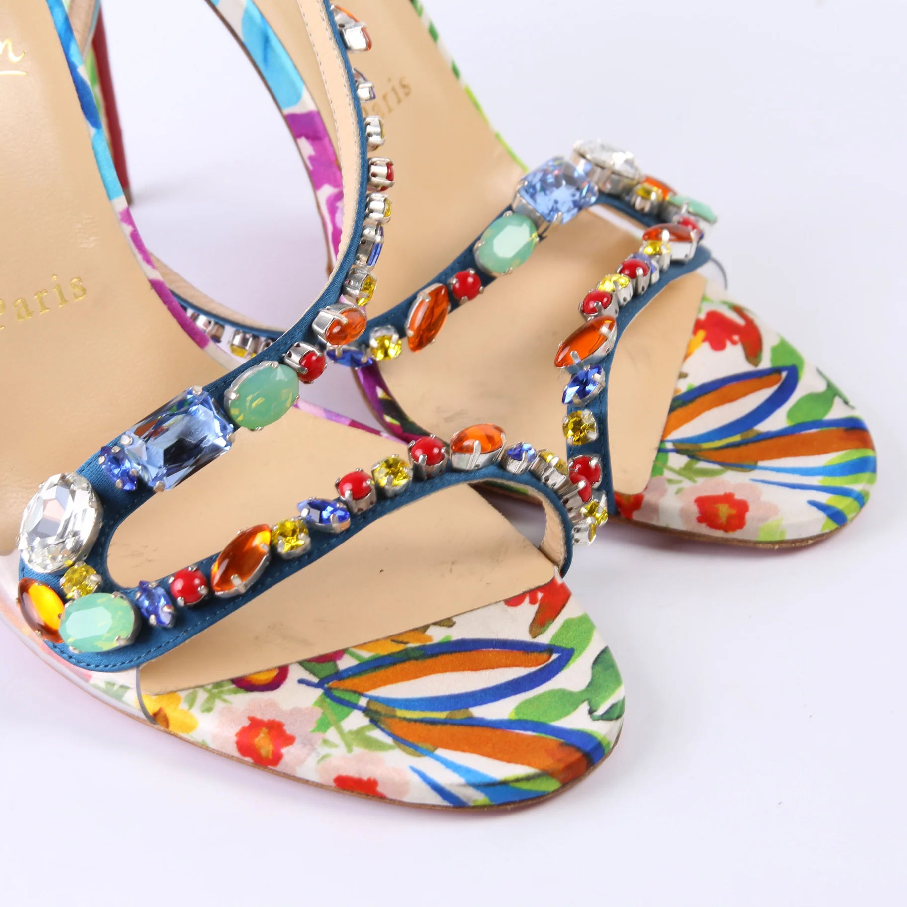 Rosapetra 100MM Jeweled Sandals Size 41 - Image 12