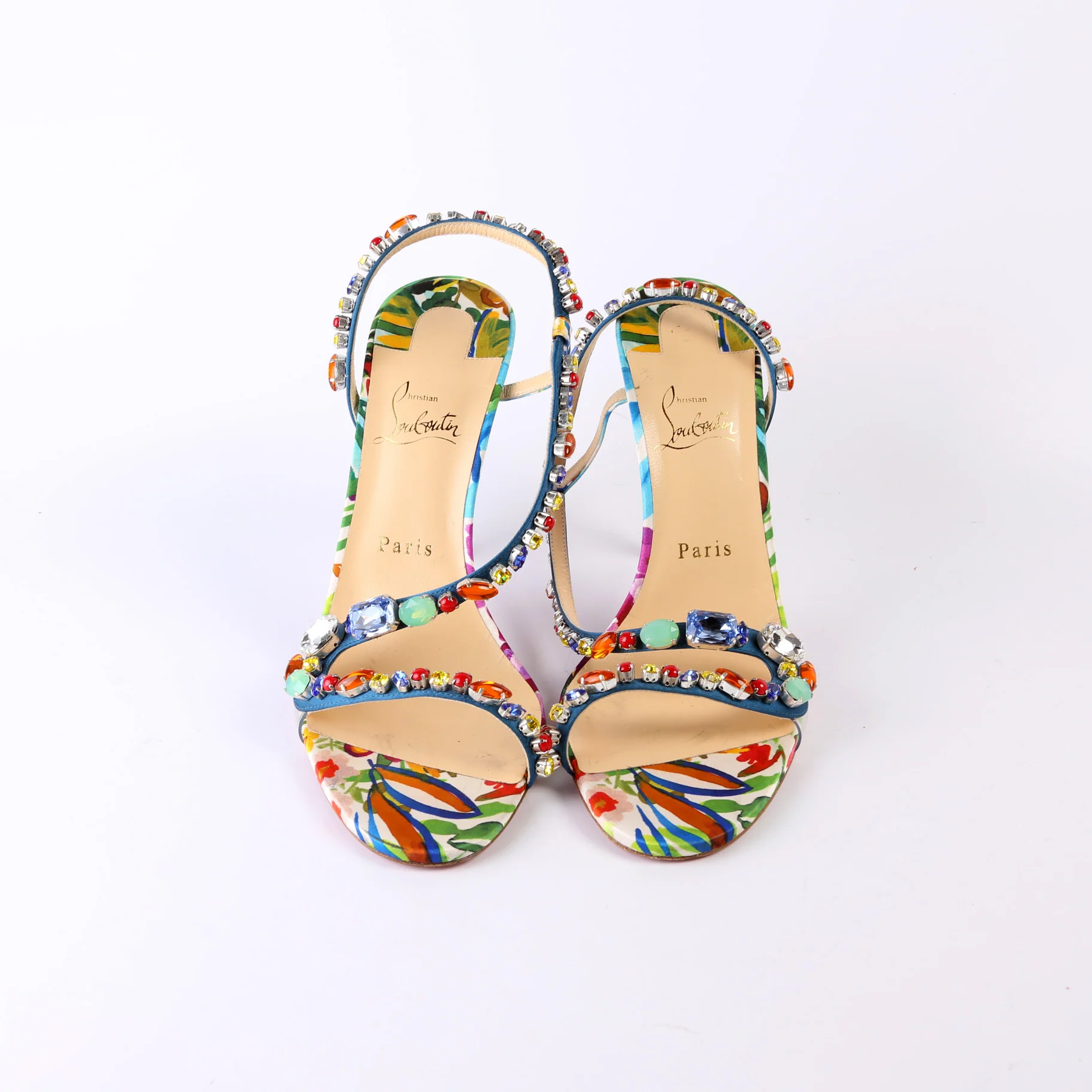 Rosapetra 100MM Jeweled Sandals Size 41 - Image 3