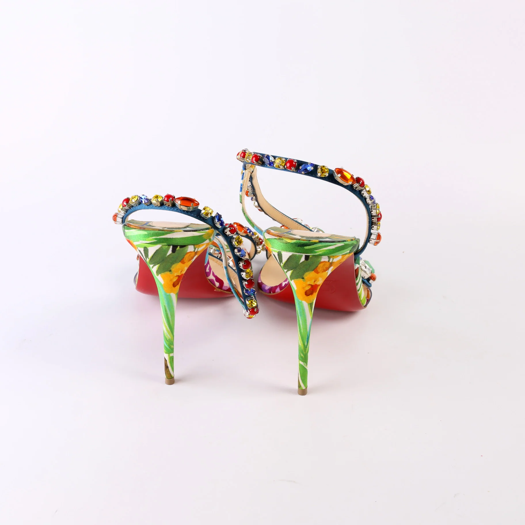 Rosapetra 100MM Jeweled Sandals Size 41 - Image 5