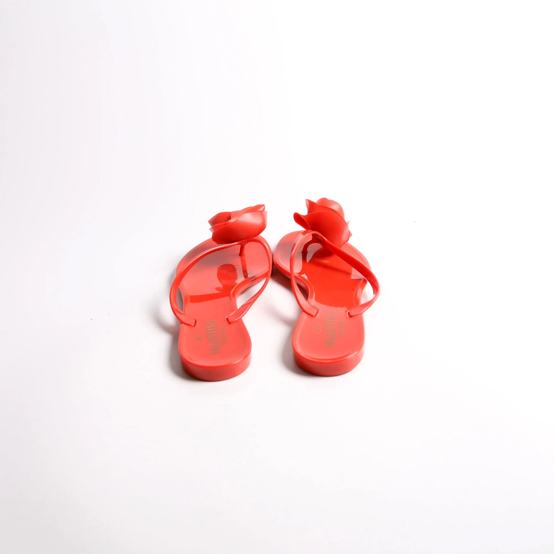 Rose Jelly Flip Flops Size 38 - Image 4