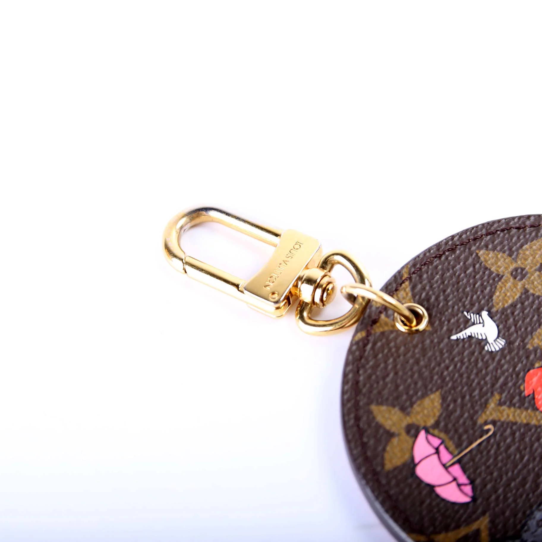 Round Bag Charm Evasion Monogram - Image 2