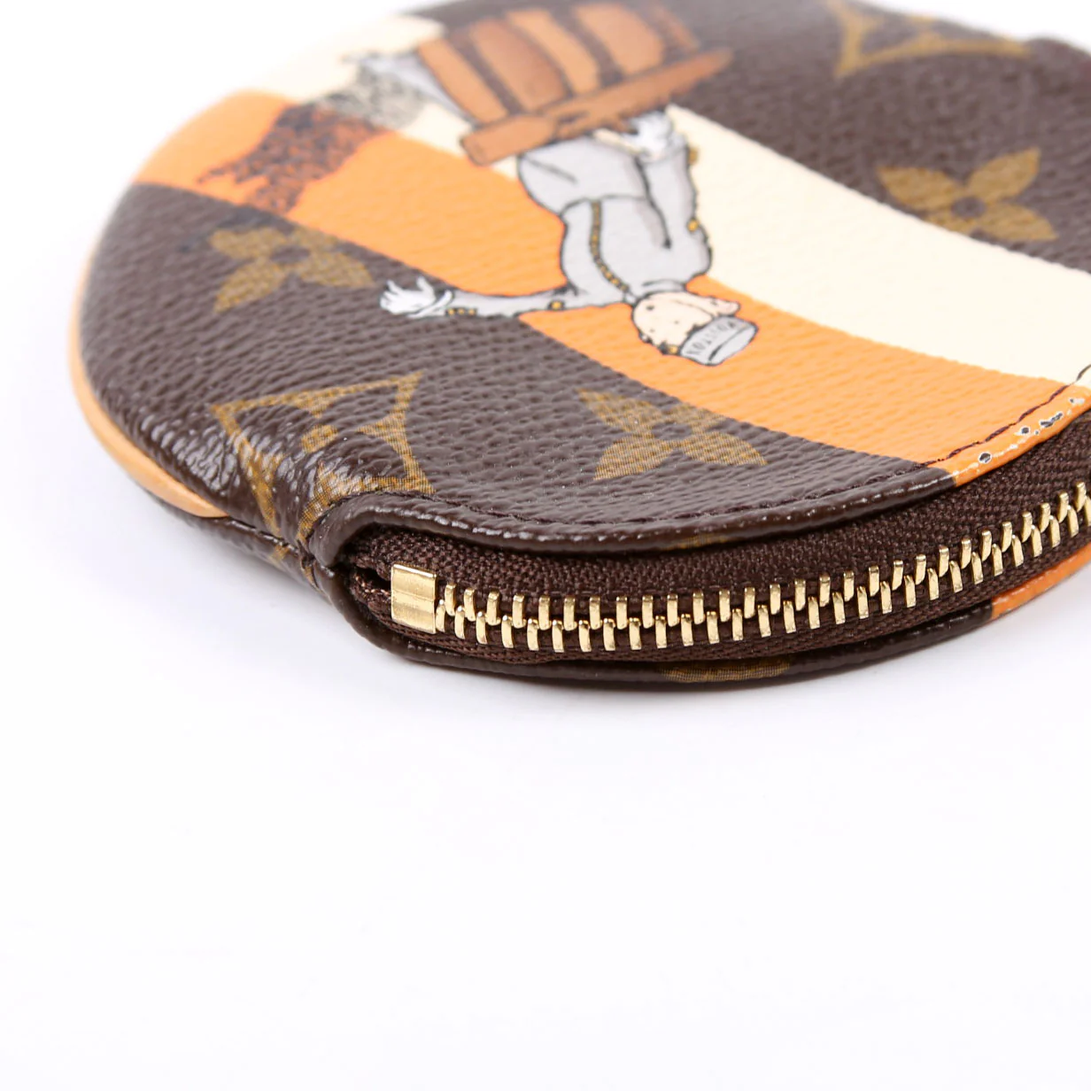 Round Coin Purse Groom Bellhop Monogram - Image 8