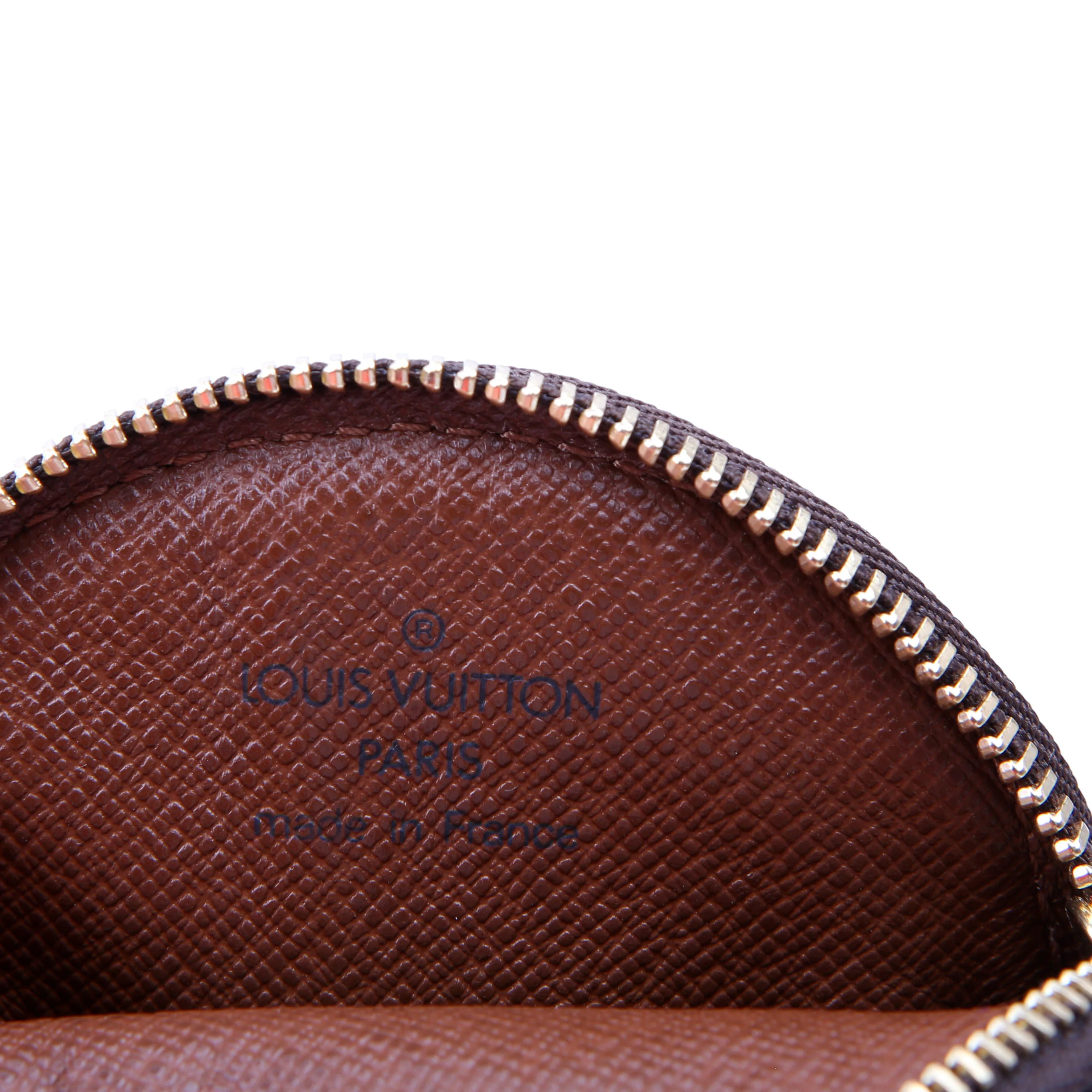 Round Coin Purse Monogram - Image 6