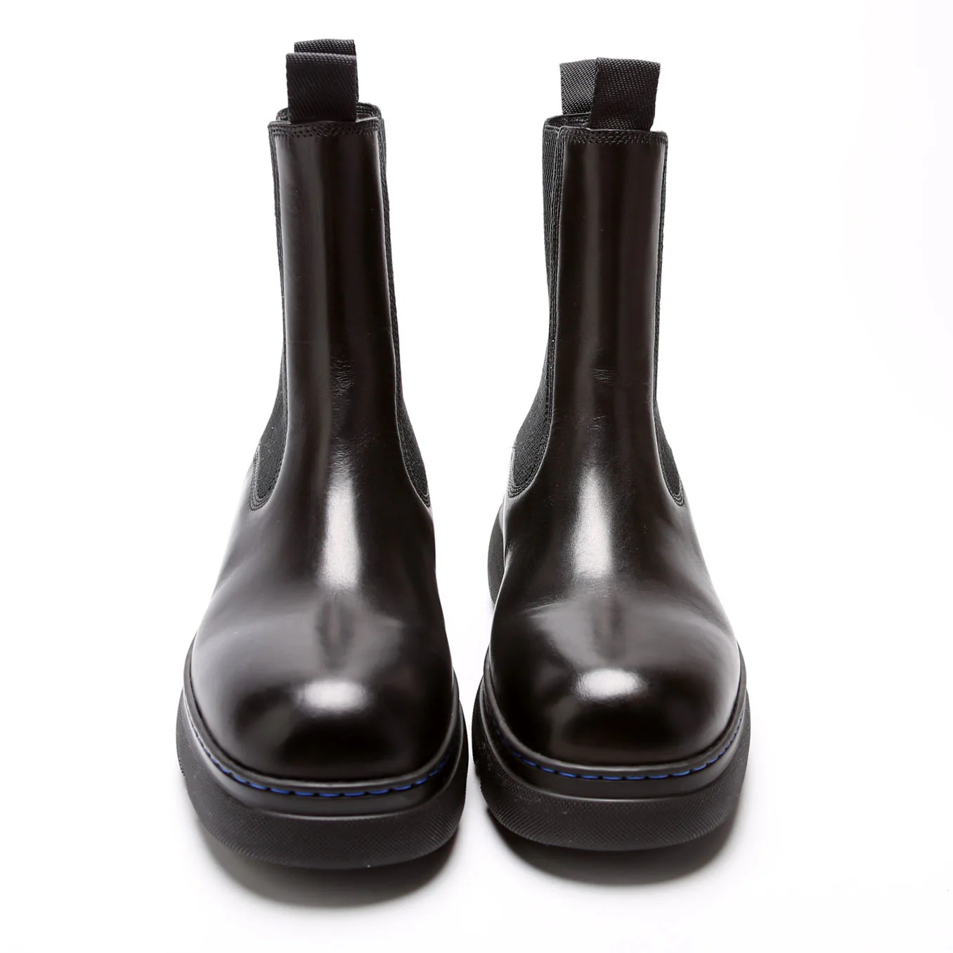 Round Toe Leather Boots Size 37.5 - Image 2