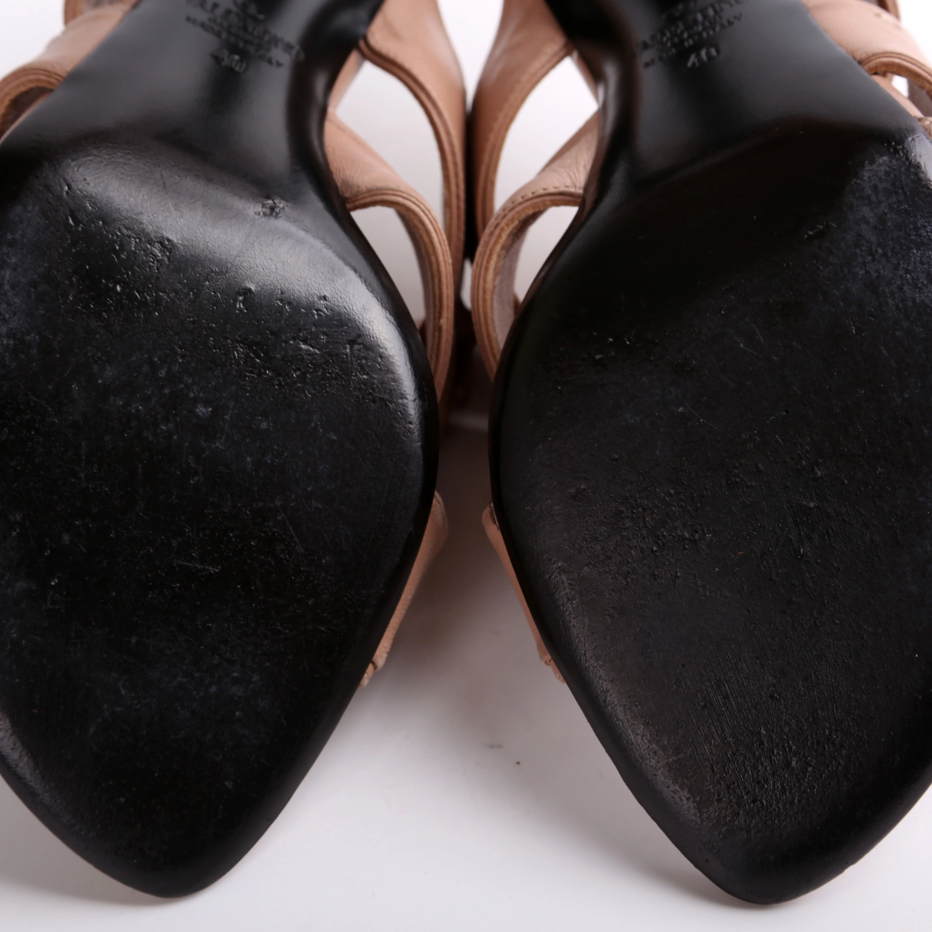 Ruched Sandal Heels Size 40 - Image 8