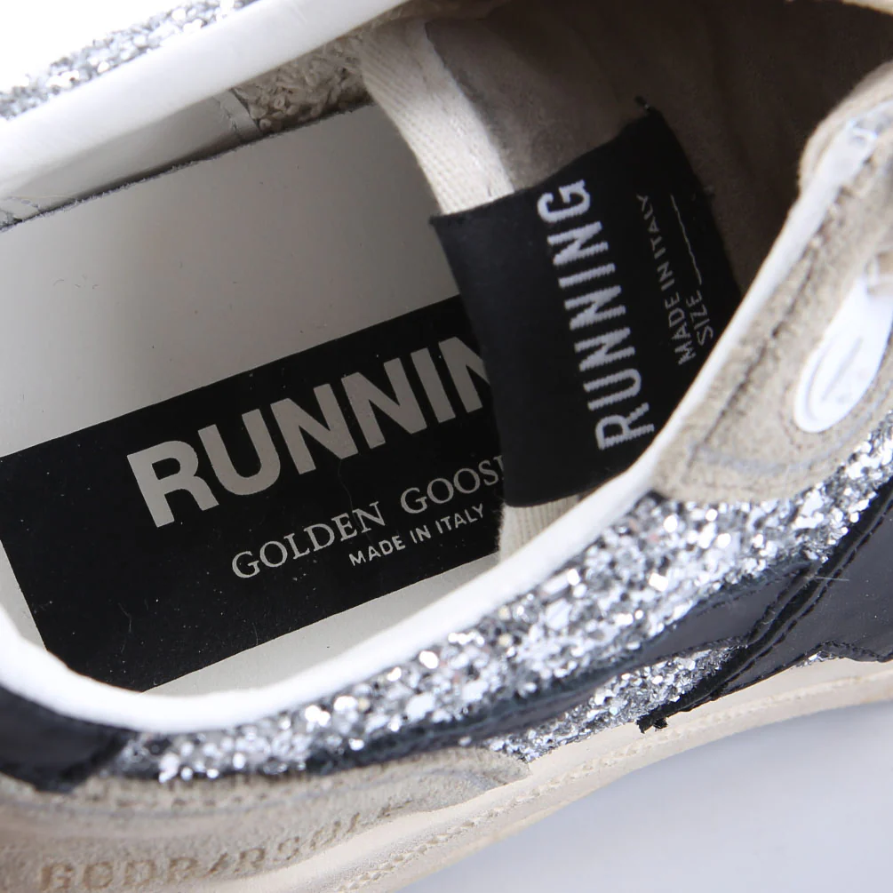 Running Sneakers Size 36 Gray/Glitter - Image 5