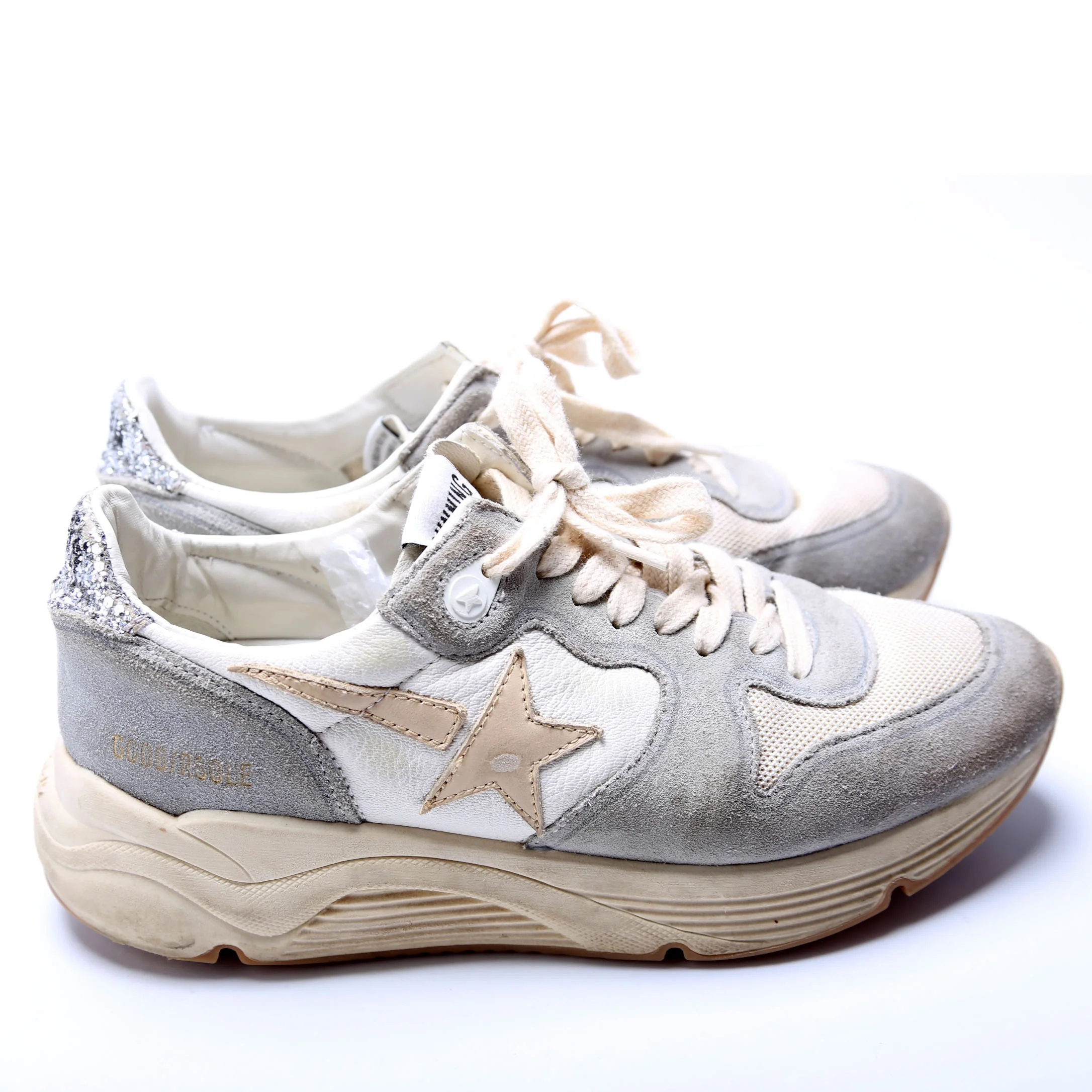Running Sneakers Size 38 White/Grey - Image 3