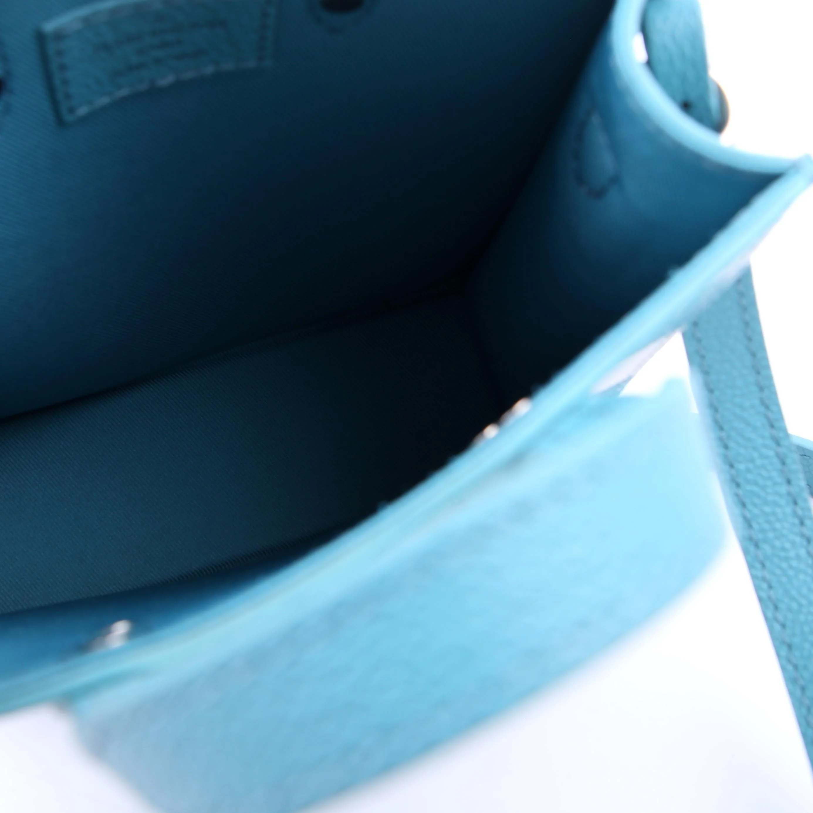 Sac Plat XS Abloh Checkers Teal - Image 11