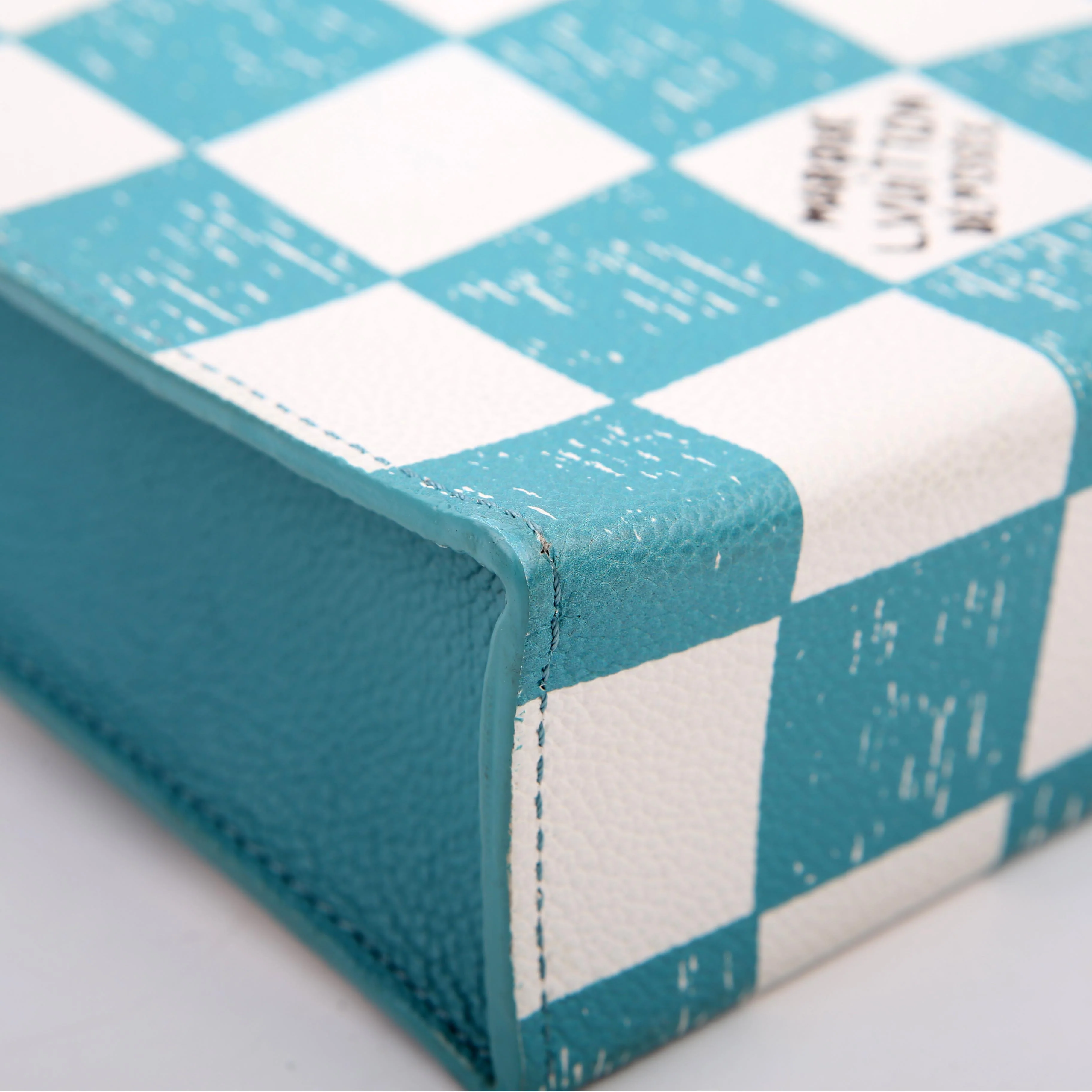 Sac Plat XS Abloh Checkers Teal - Image 5