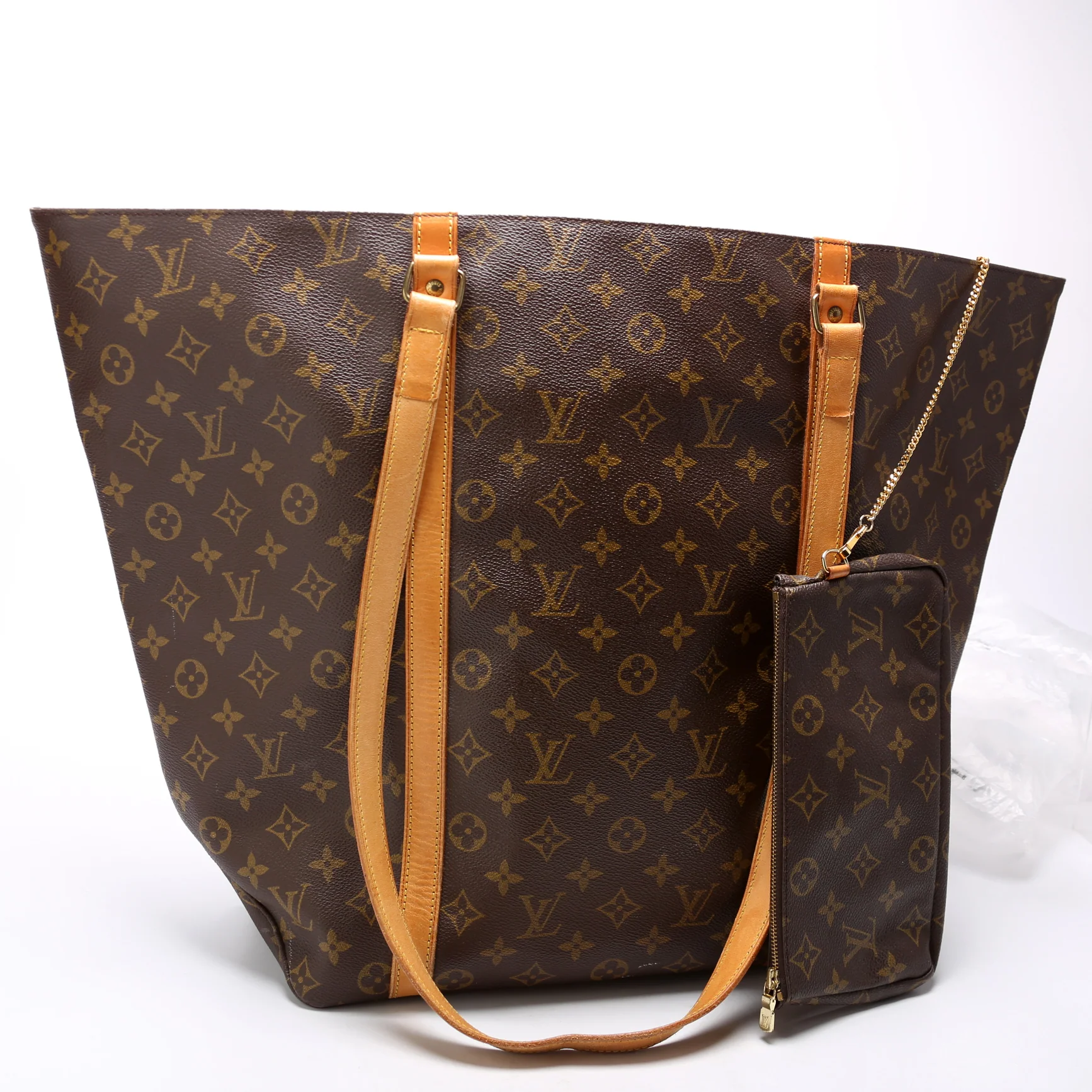 Sac Shopping Tote With Pouch Monogram - Image 2