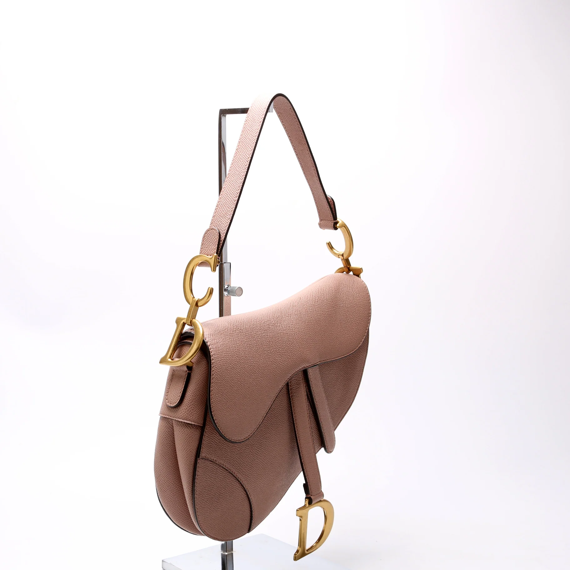 Saddle Bag Leather Pink - Image 2