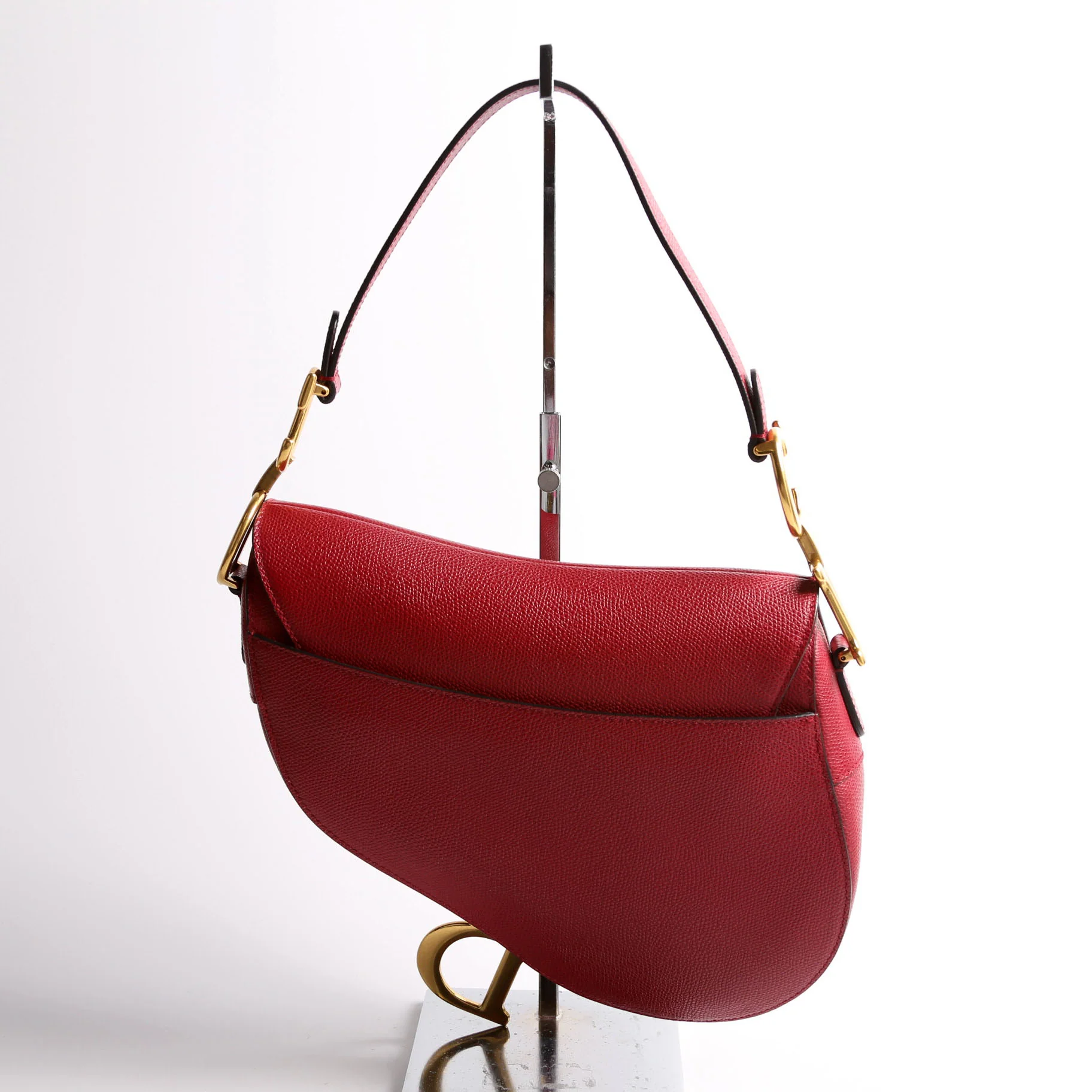 Saddle Bag Leather Red - Image 2