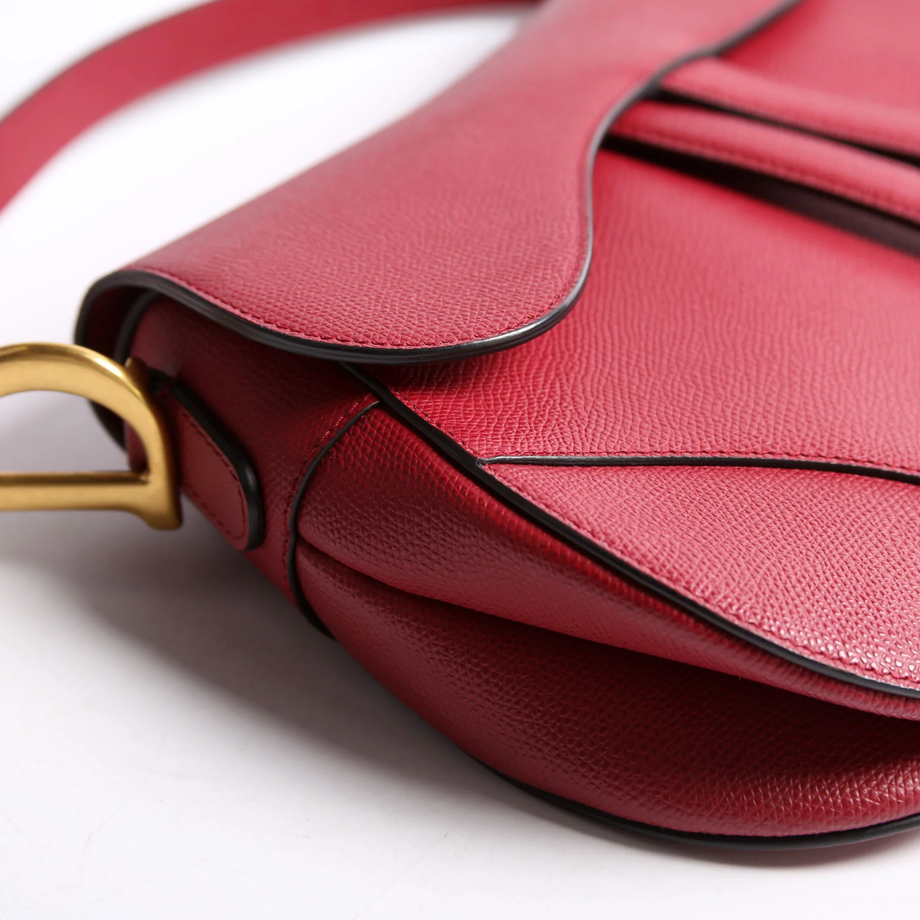 Saddle Bag Leather Red - Image 4