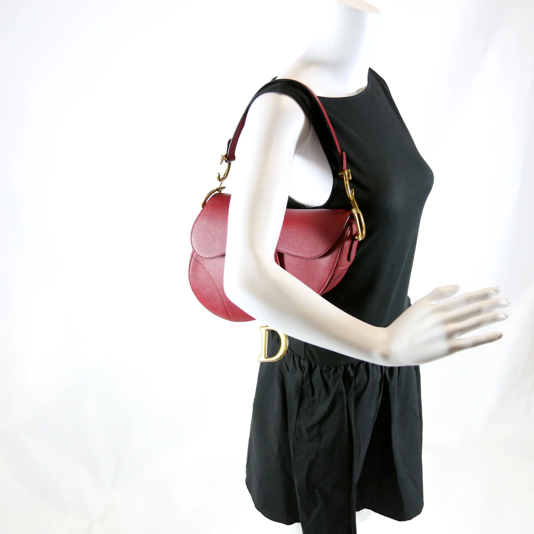 Saddle Bag Leather Red - Image 8