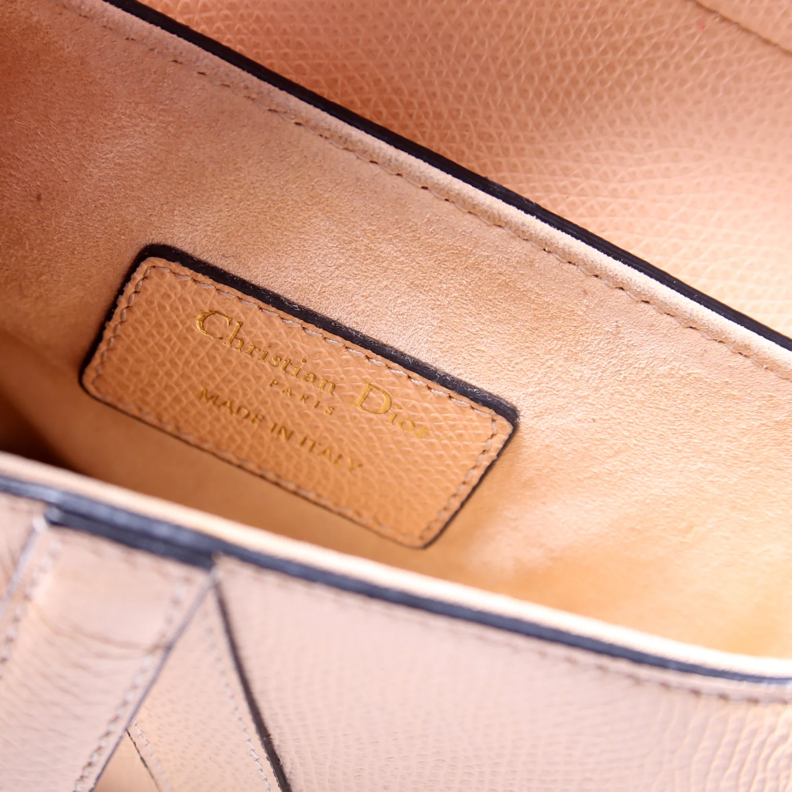 Saddle Bag Mini Leather Nude - Image 8